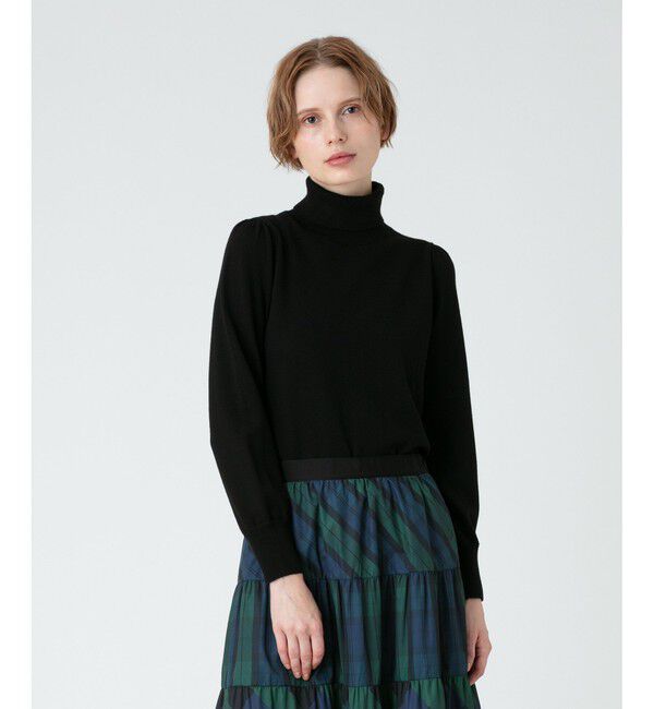 LOULOU WILLOUGHBY「【LOULOU WILLOUGHBY】コンパクトタートル長袖プルオーバー」|その他|ブラック