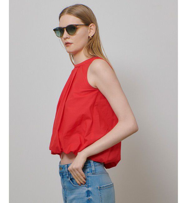 allureville「ライトタフタコンビバルーンプルオーバー」|Tシャツ・カットソー|