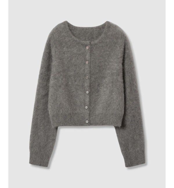 allureville「カシミヤブレンドファー加工カーディガン」|カーディガン|