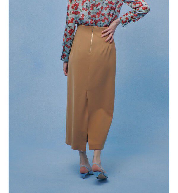 LOULOU WILLOUGHBY「【LOULOU WILLOUGHBY】ダブルクロスタイトスカート」|タイト|