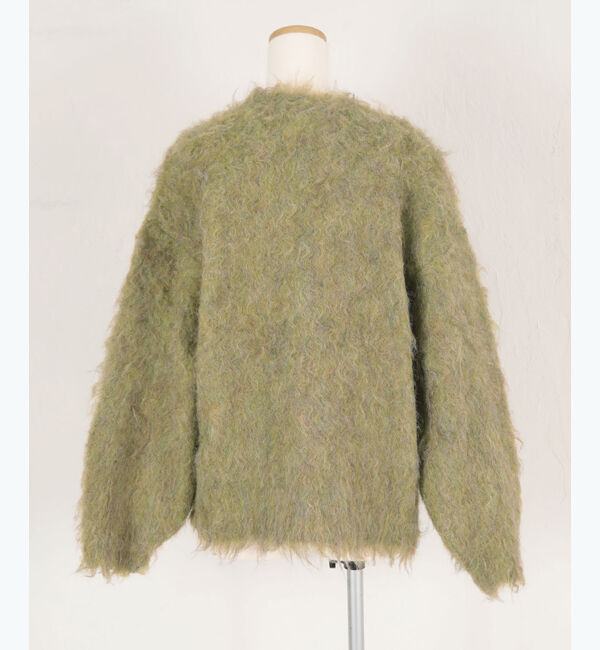 titivate「ブークレシャギーVネックカーディガン」|ニット・セーター|