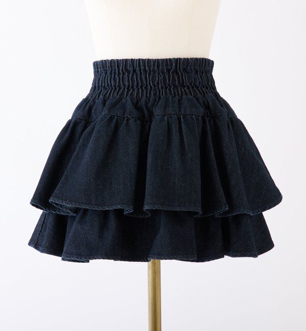  「【REVIVAL】WEB限定/セットアップ対応/ティアードミニスカート」|スカート|