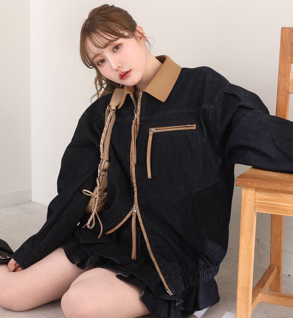  「【REVIVAL】WEB限定/セットアップ対応/ティアードミニスカート」|スカート|