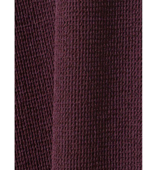 MIDIUMISOLID「MIDIUMISOLID for Ladies シアーワッフルプルオーバー」|Tシャツ・カットソー|