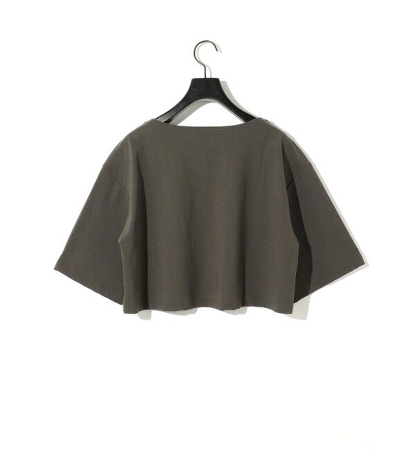 MIDIUMISOLID「MIDIUMISOLID for Ladies リブショートプルオーバー」|Tシャツ・カットソー|