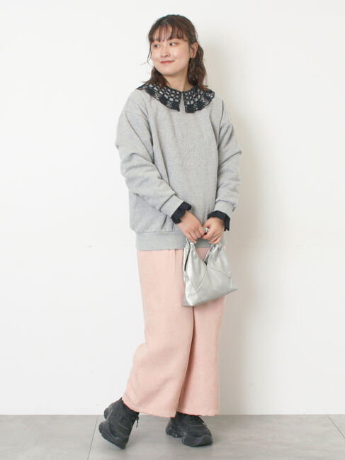 Samansa Mos2「【WEB限定】前後2WAYレース襟ブラウス」|シャツ・ブラウス|