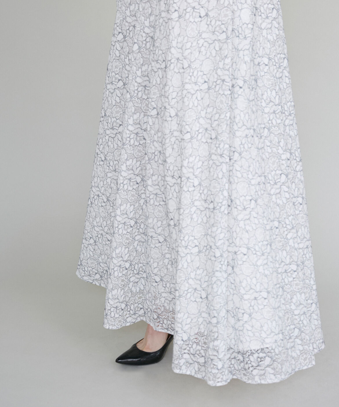 Maglie le cassetto「《M Maglie le cassetto》フラワーレースロングドレス」|ワンピース|