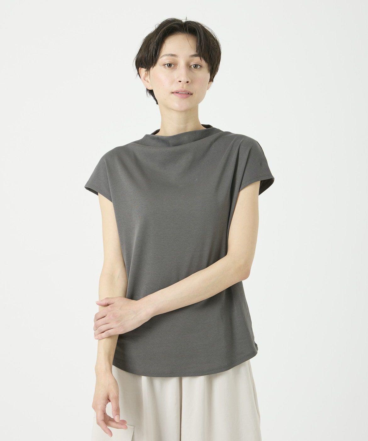 DAY by DAY it&rsquo;s international「ボトルネックカットソー《スビン綿MIXフライス》」|Tシャツ・カットソー|