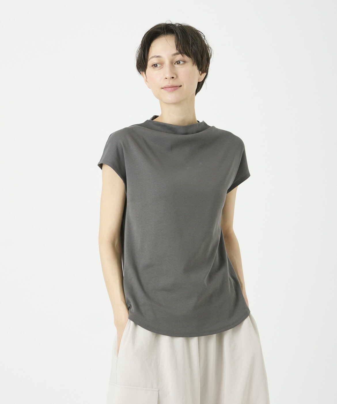 DAY by DAY it&rsquo;s international「ボトルネックカットソー《スビン綿MIXフライス》」|Tシャツ・カットソー|