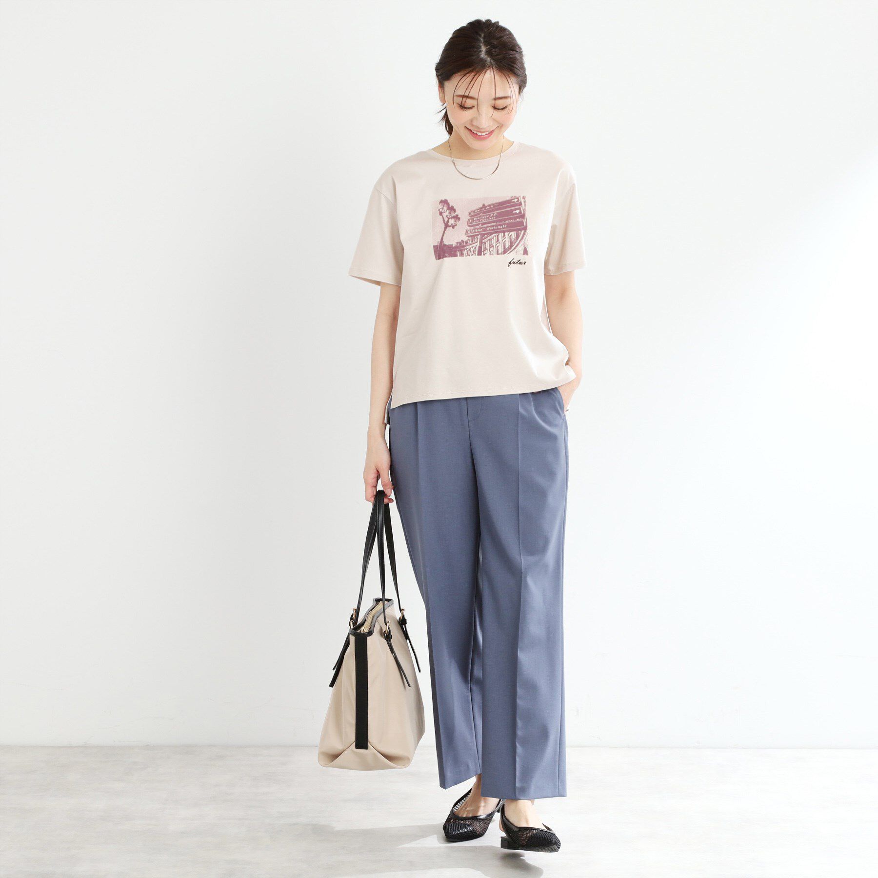 Reflect「【夏SALE／UVカット／接触冷感／マシンウォッシュ可】フォトプリントTシャツ」|Tシャツ・カットソー|