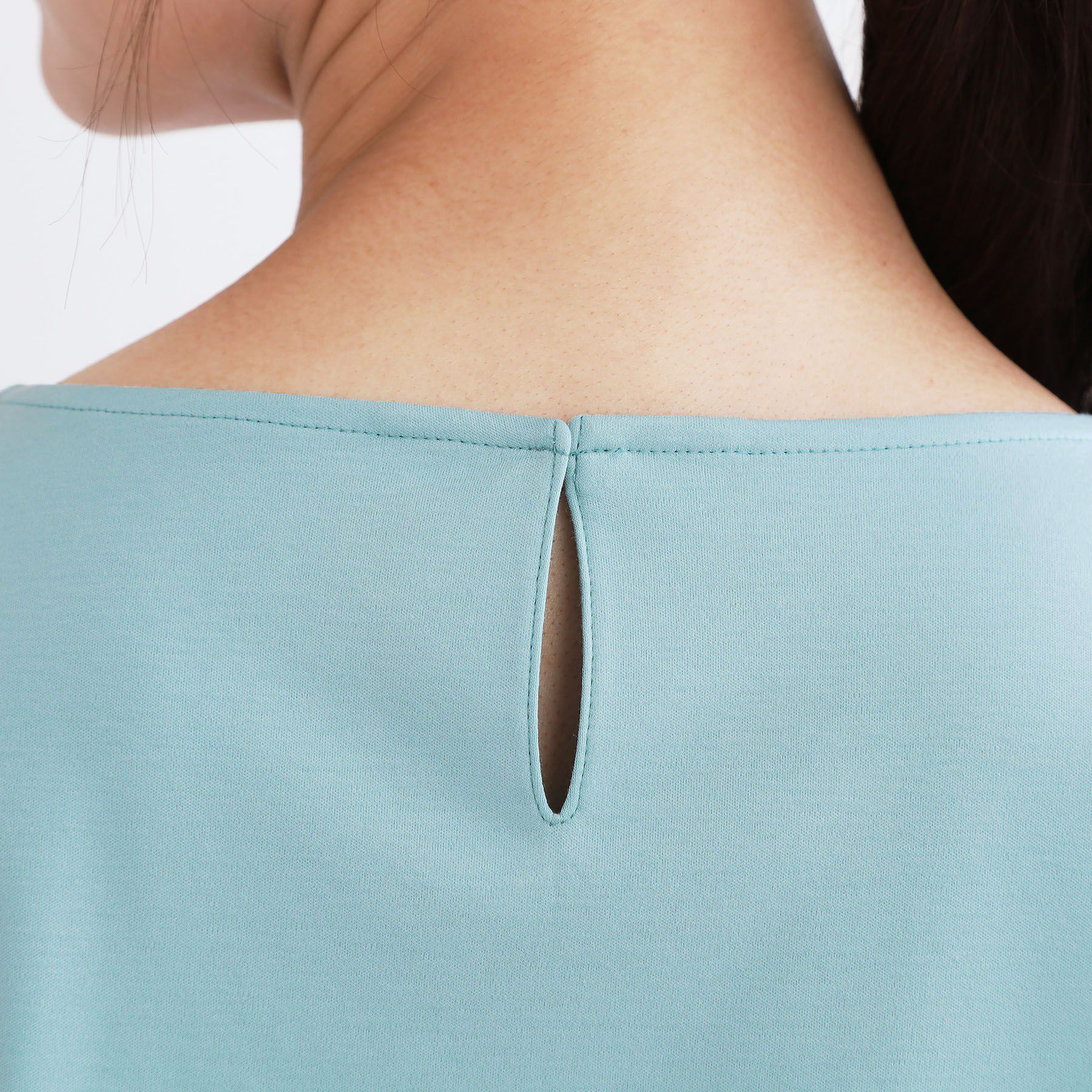 Reflect「【手洗い可】レースデザインジャージTシャツ」|Tシャツ・カットソー|