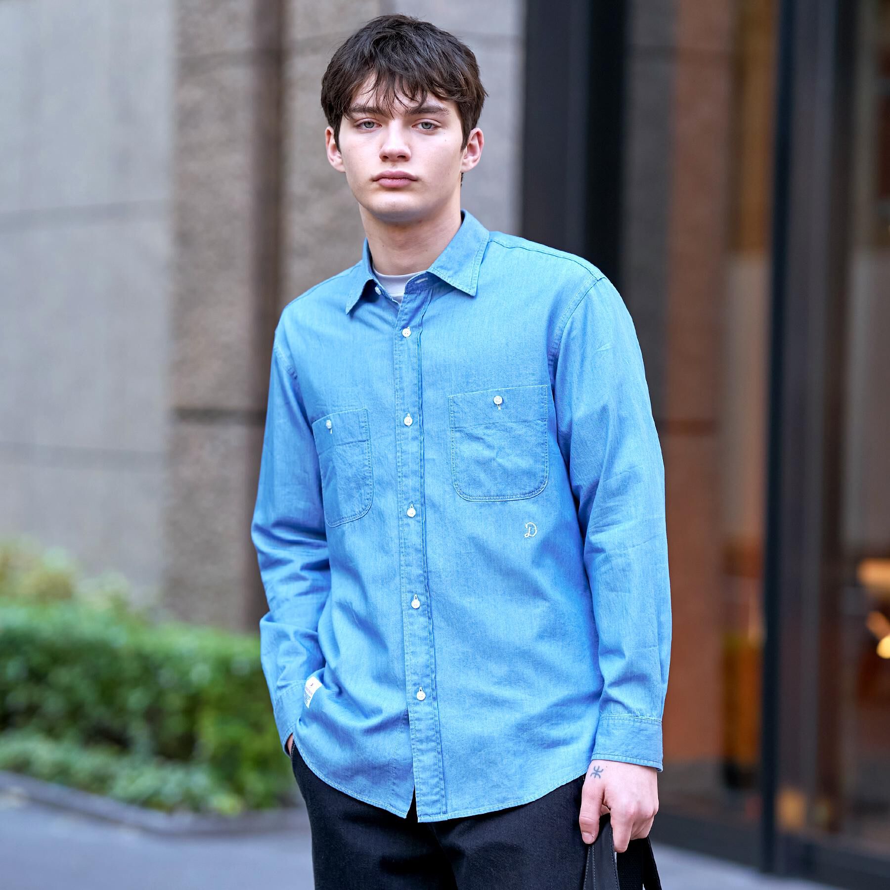 DRESSTERIOR「ユーズドデニムシャツ」|シャツ・ブラウス|