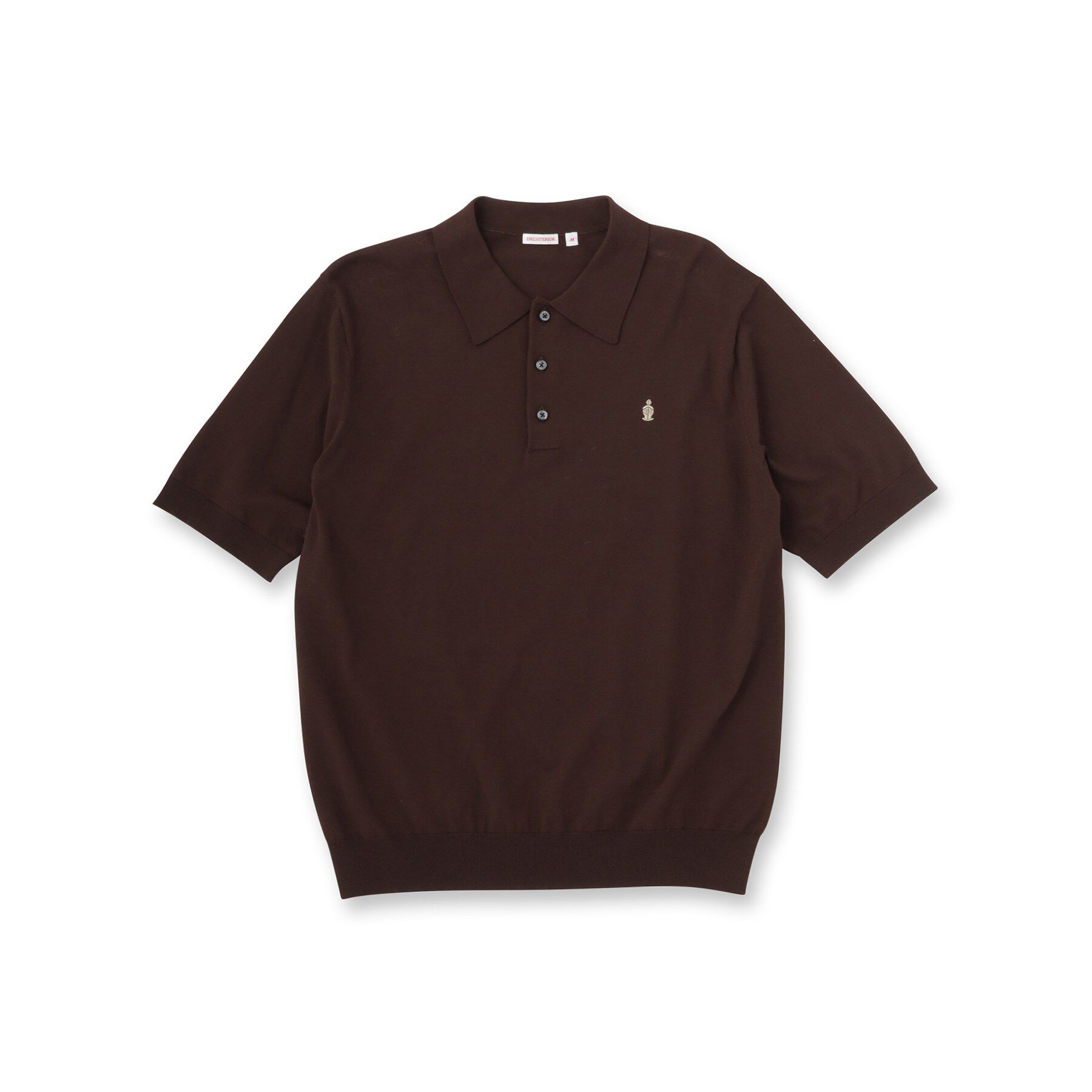 DRESSTERIOR「コットンシルク混 ニットポロシャツ」|ニット・セーター|