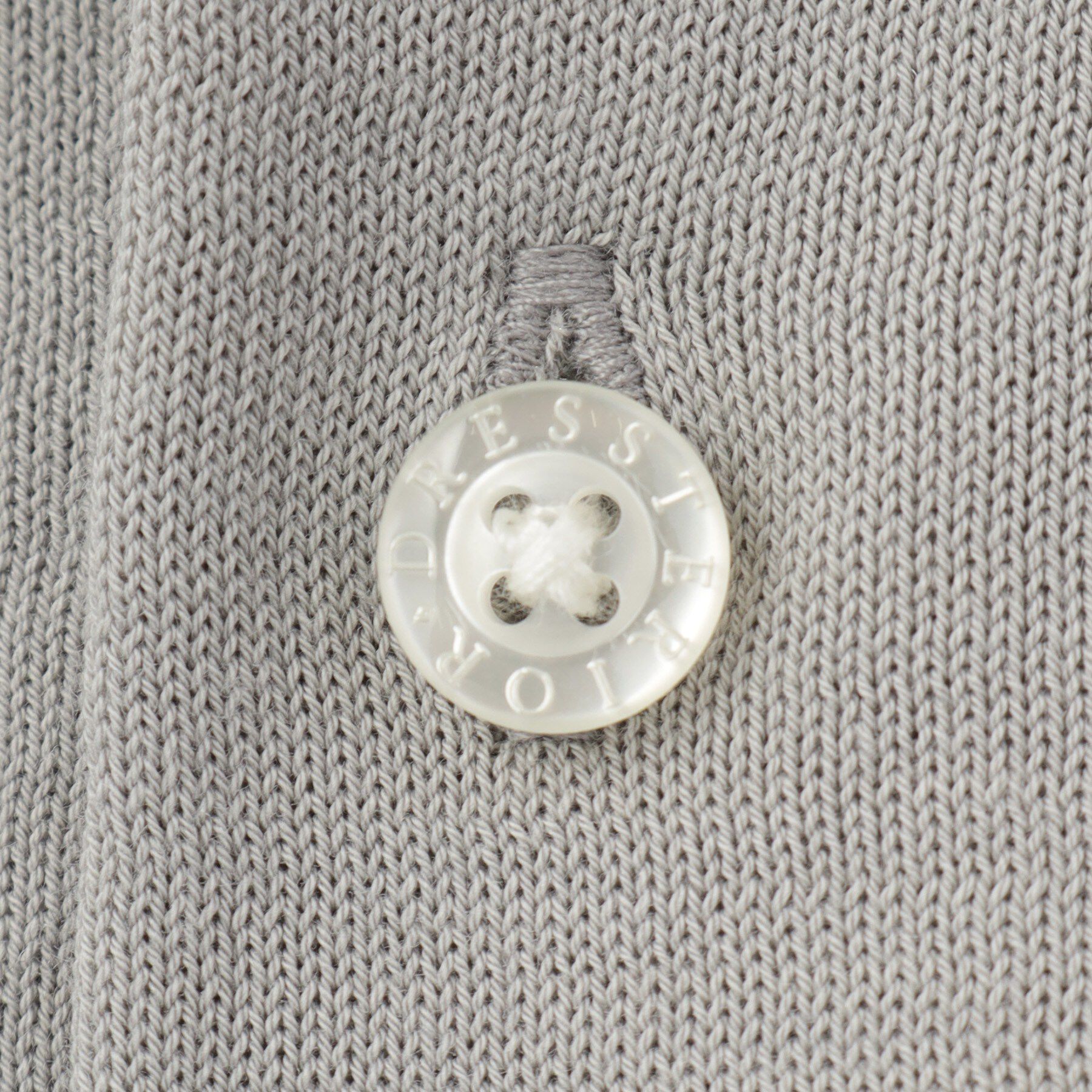 DRESSTERIOR「コットンシルク混 ニットポロシャツ」|ニット・セーター|