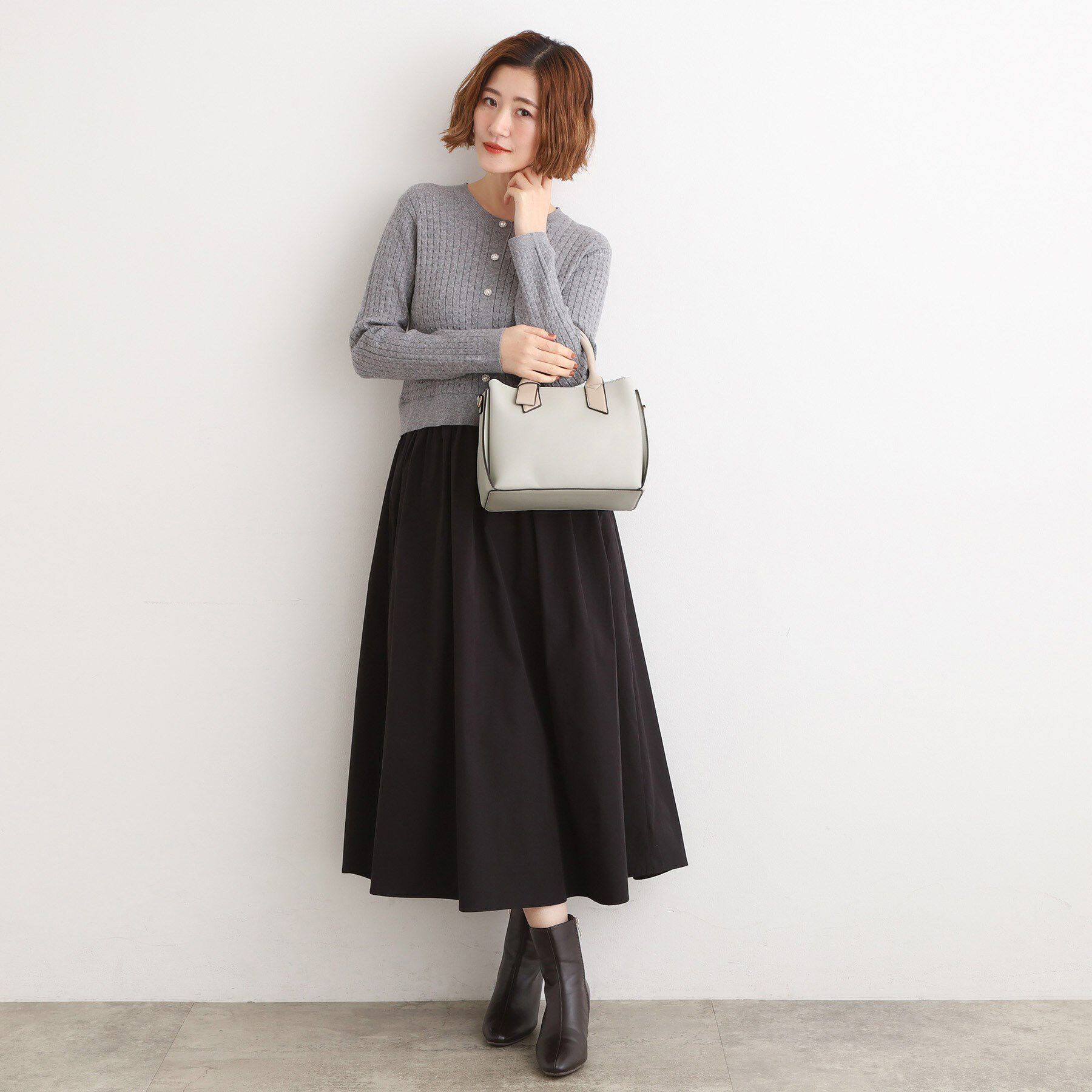 grove「リボンハンドル2WAYトート」|トートバッグ|