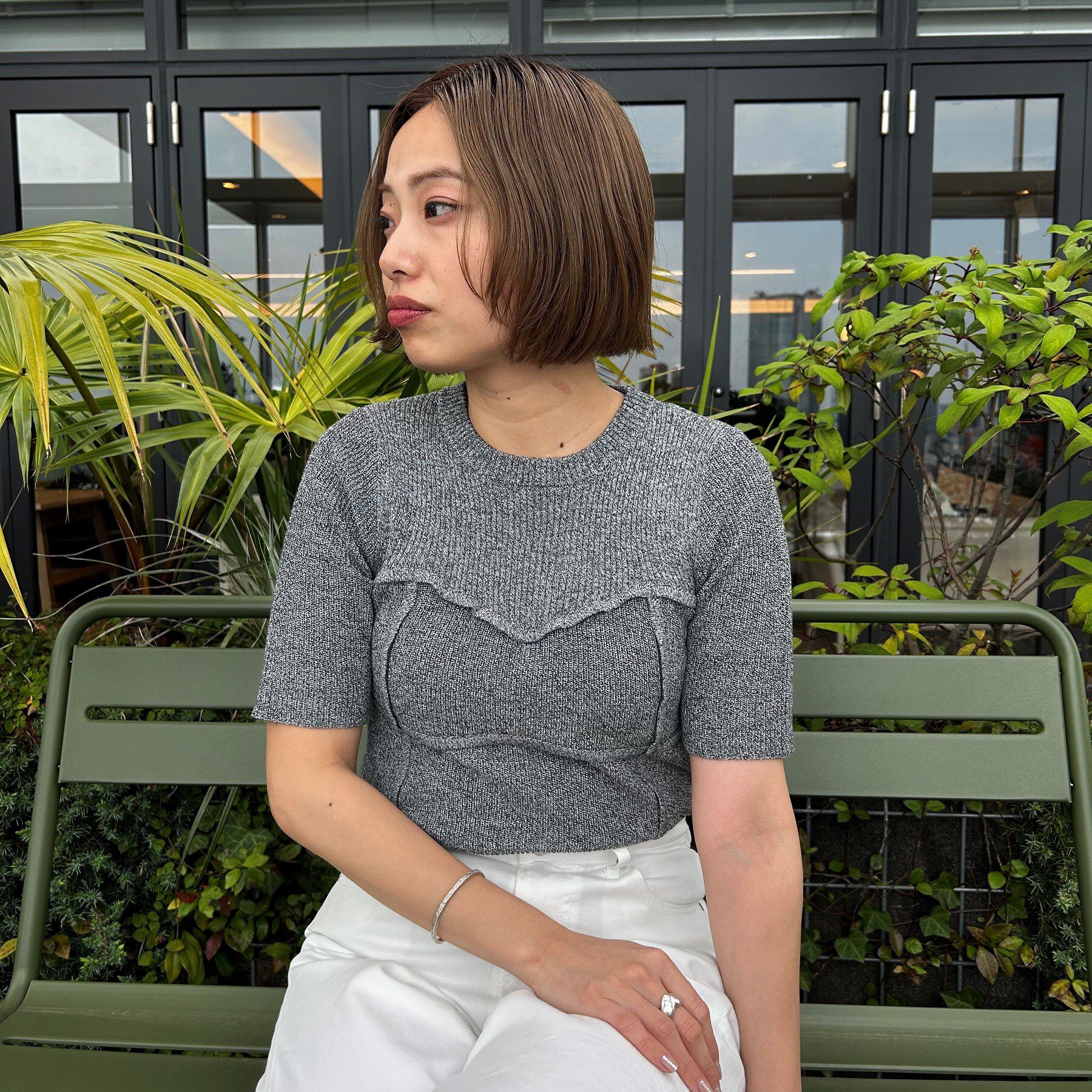 GALLEST「【ZOZO・一部店舗限定】ビスチェレイヤードニット【半袖】」|ニット・セーター|