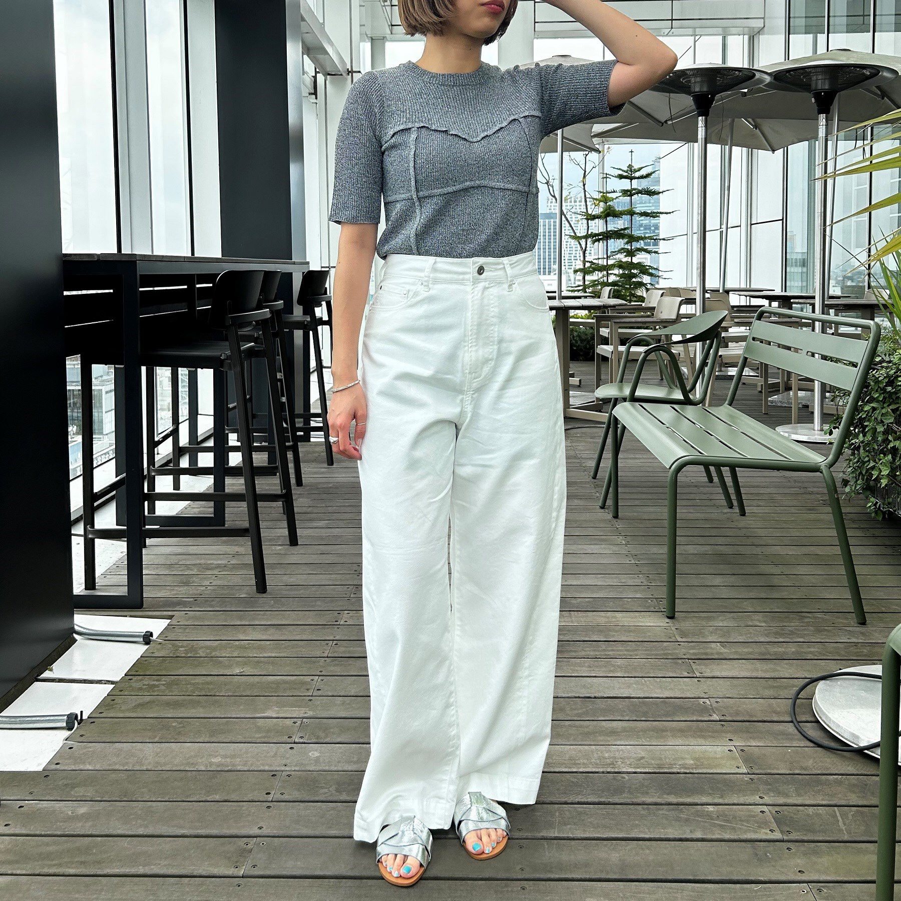 GALLEST「【ZOZO・一部店舗限定】ビスチェレイヤードニット【半袖】」|ニット・セーター|