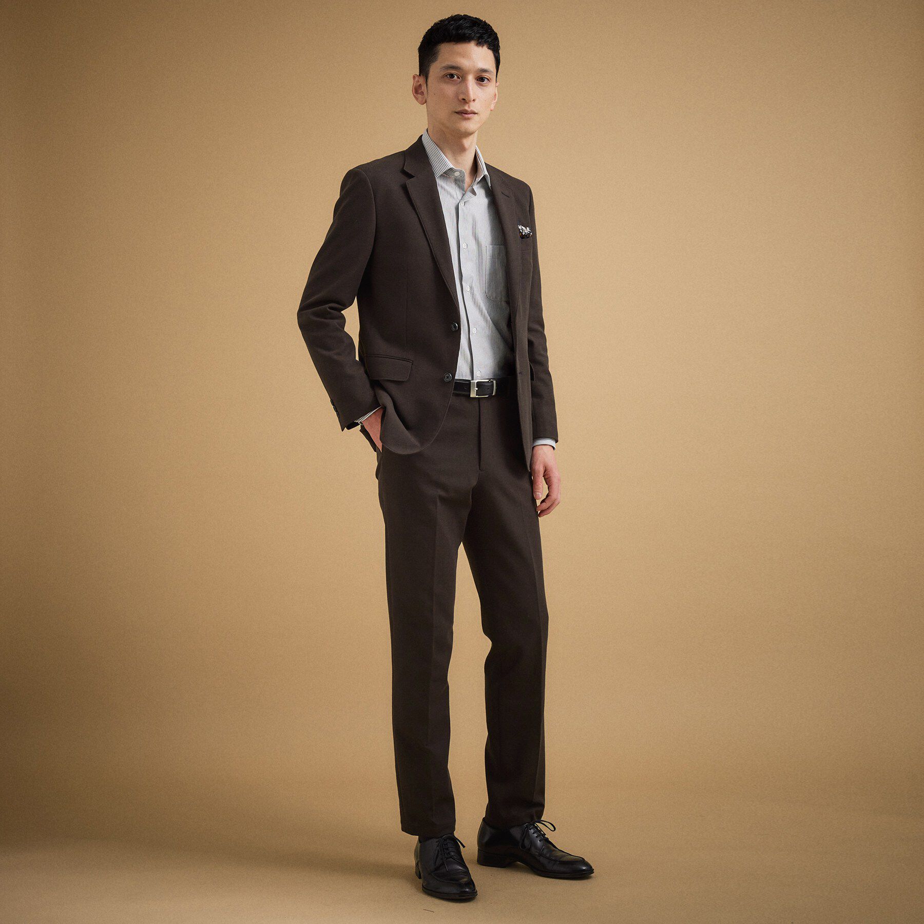 TAKEO KIKUCHI「パールニットジャージ ジャケット」|テーラードジャケット|