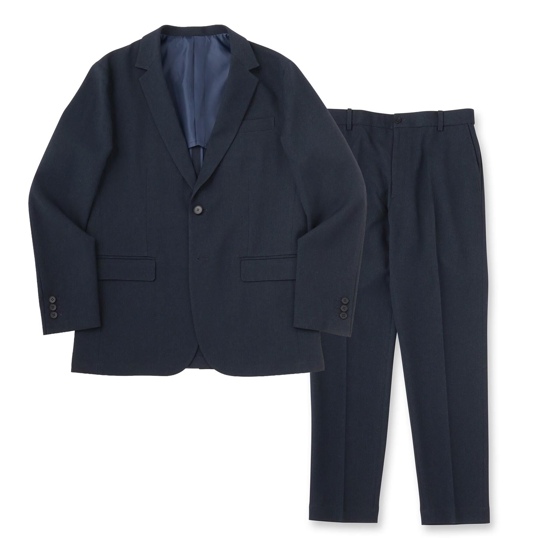 tk.TAKEO KIKUCHI「【上下2点セット】洗えるピンヘッドストレッチセットアップ/ビジネスOK」|スーツ|