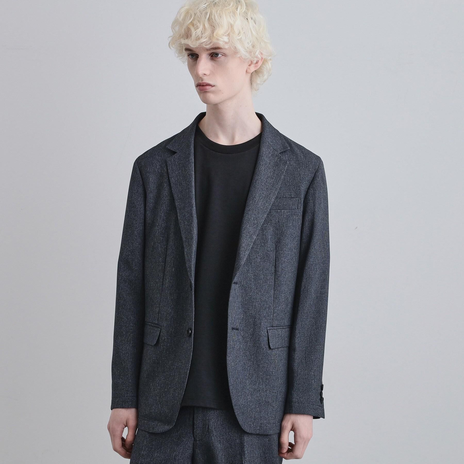 tk.TAKEO KIKUCHI「【上下2点セット】洗えるピンヘッドストレッチセットアップ/ビジネスOK」|スーツ|