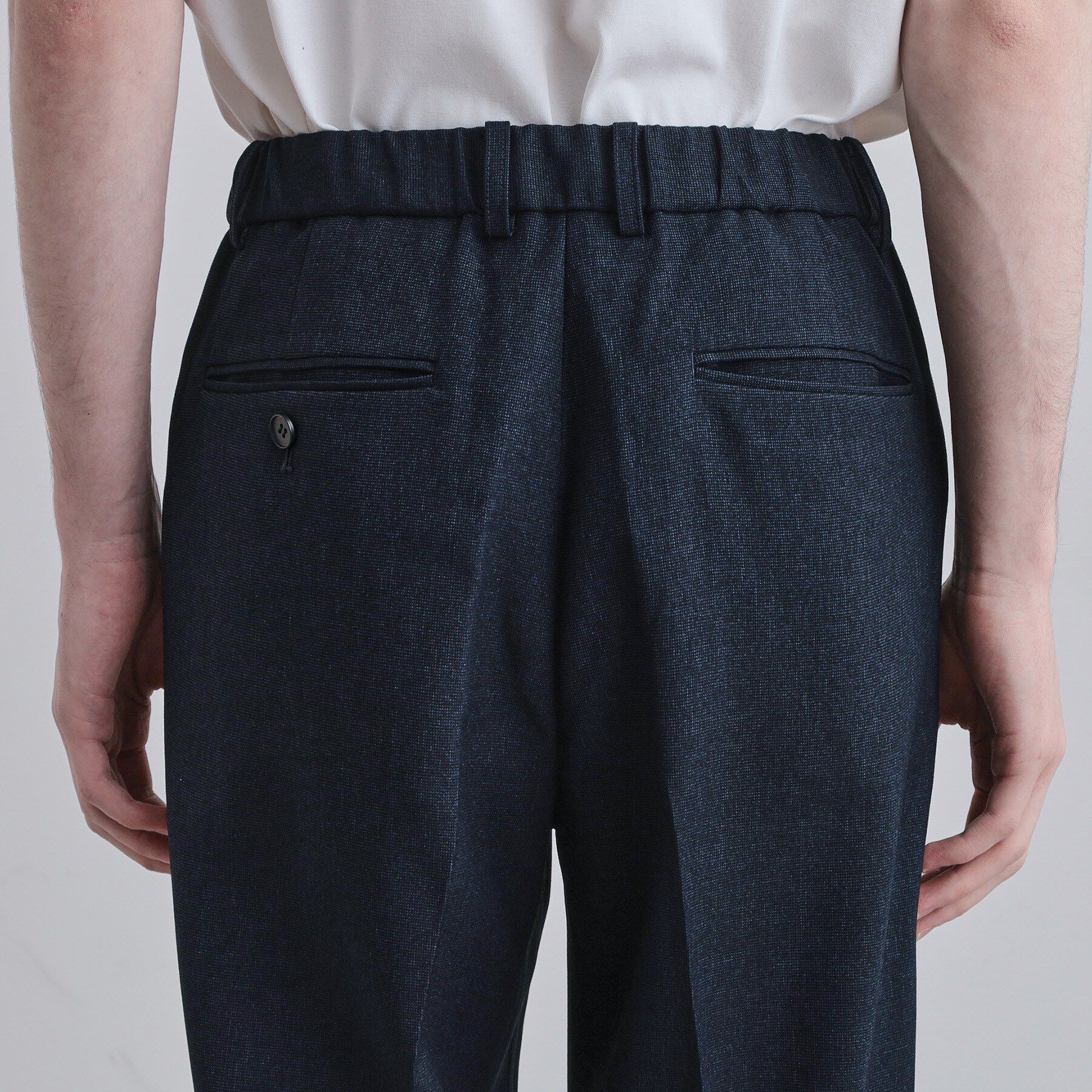 tk.TAKEO KIKUCHI「【上下2点セット】洗えるピンヘッドストレッチセットアップ/ビジネスOK」|スーツ|