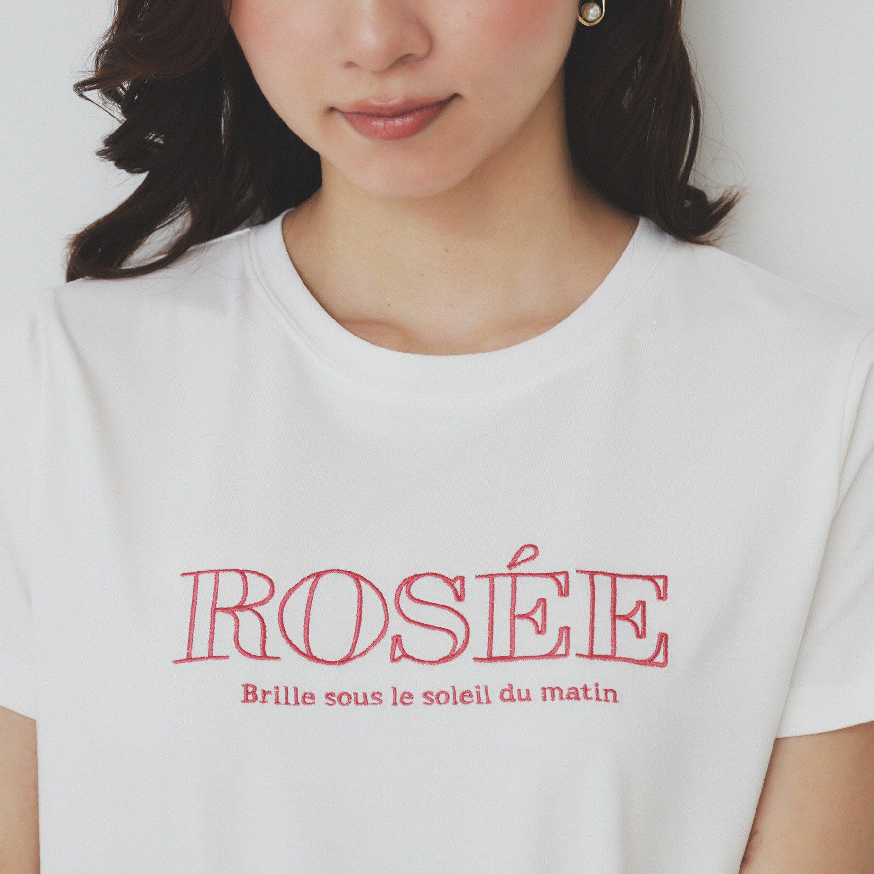 index「フロントロゴ刺繍Tシャツ【UVケア/洗濯機洗い可/接触冷感】」|Tシャツ・カットソー|