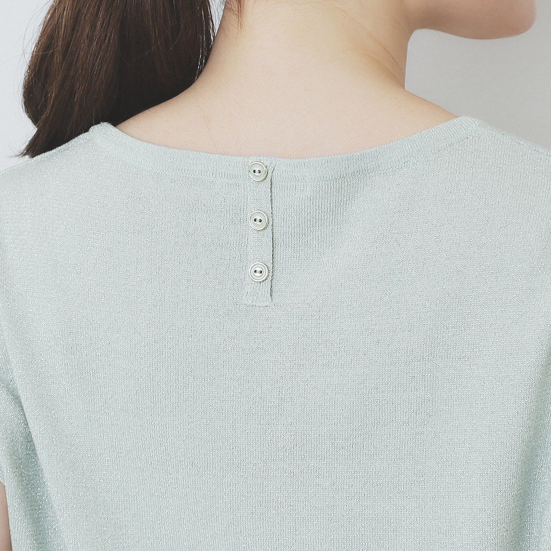 index「《XS-LLサイズ》フレンチスリーブニット【洗濯機洗い可/抗ピル】」|ニット・セーター|