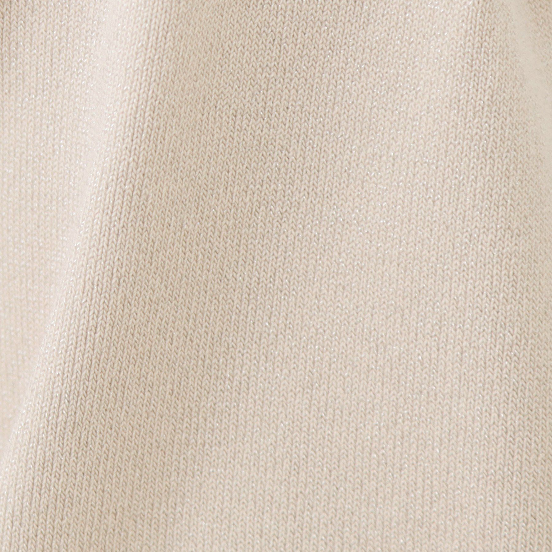 index「クルーネック6分袖タックスリーブニット【洗濯機OK・UVケア】」|ニット・セーター|