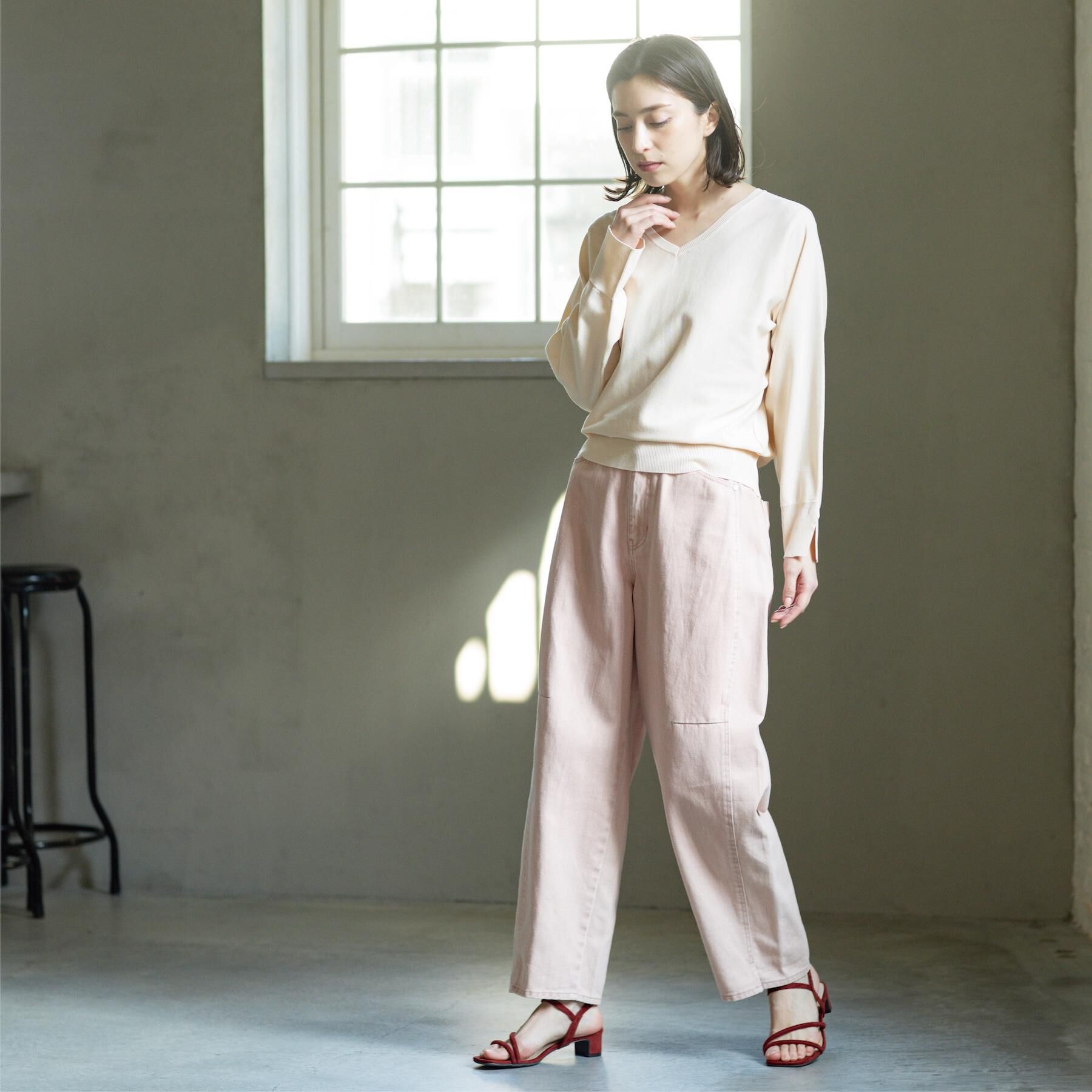 OPAQUE.CLIP「リラクシードルマンスリーブニット【洗濯機OK/抗ピル】」|ニット・セーター|