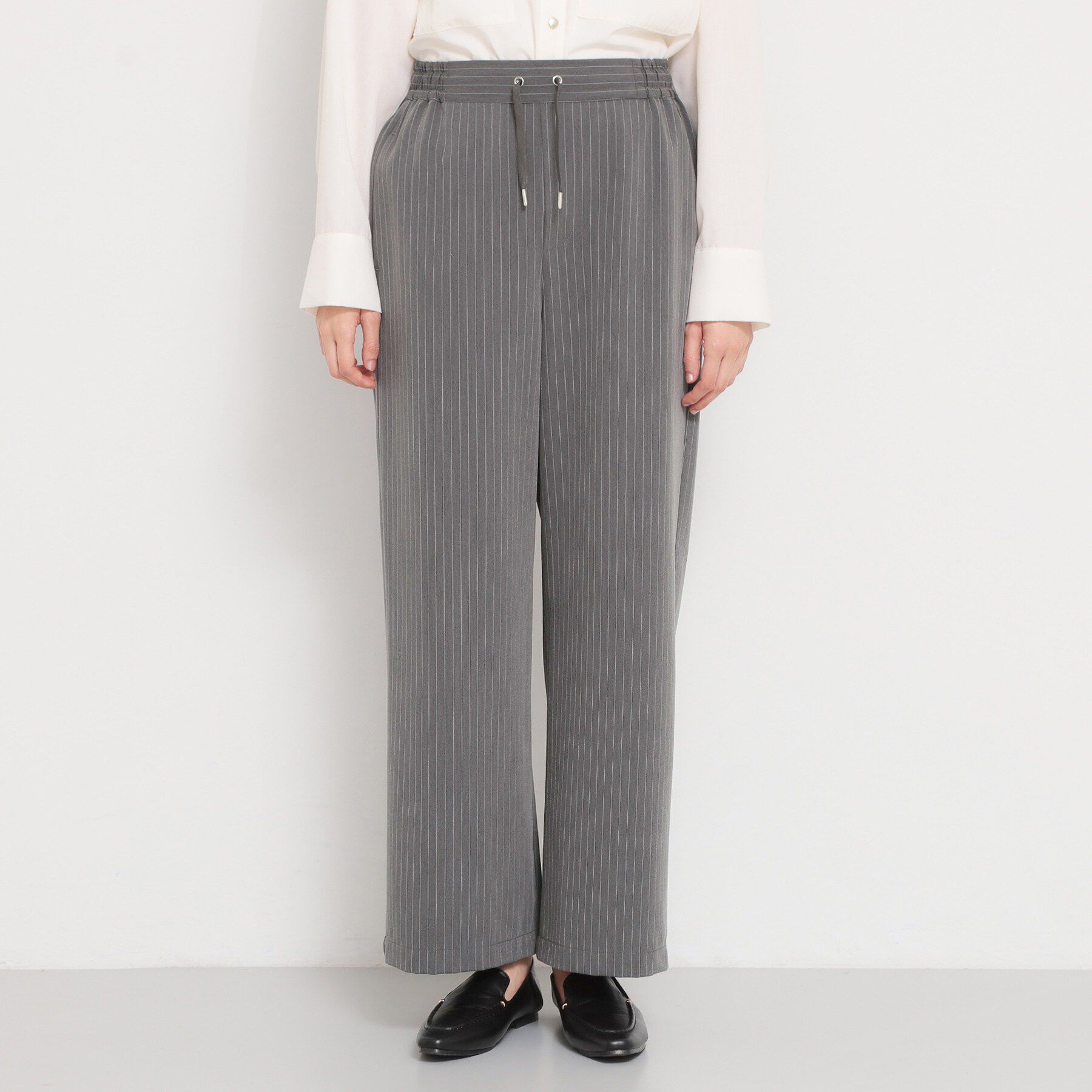 THE SHOP TK「ストライプイージーワイドパンツ」|その他|