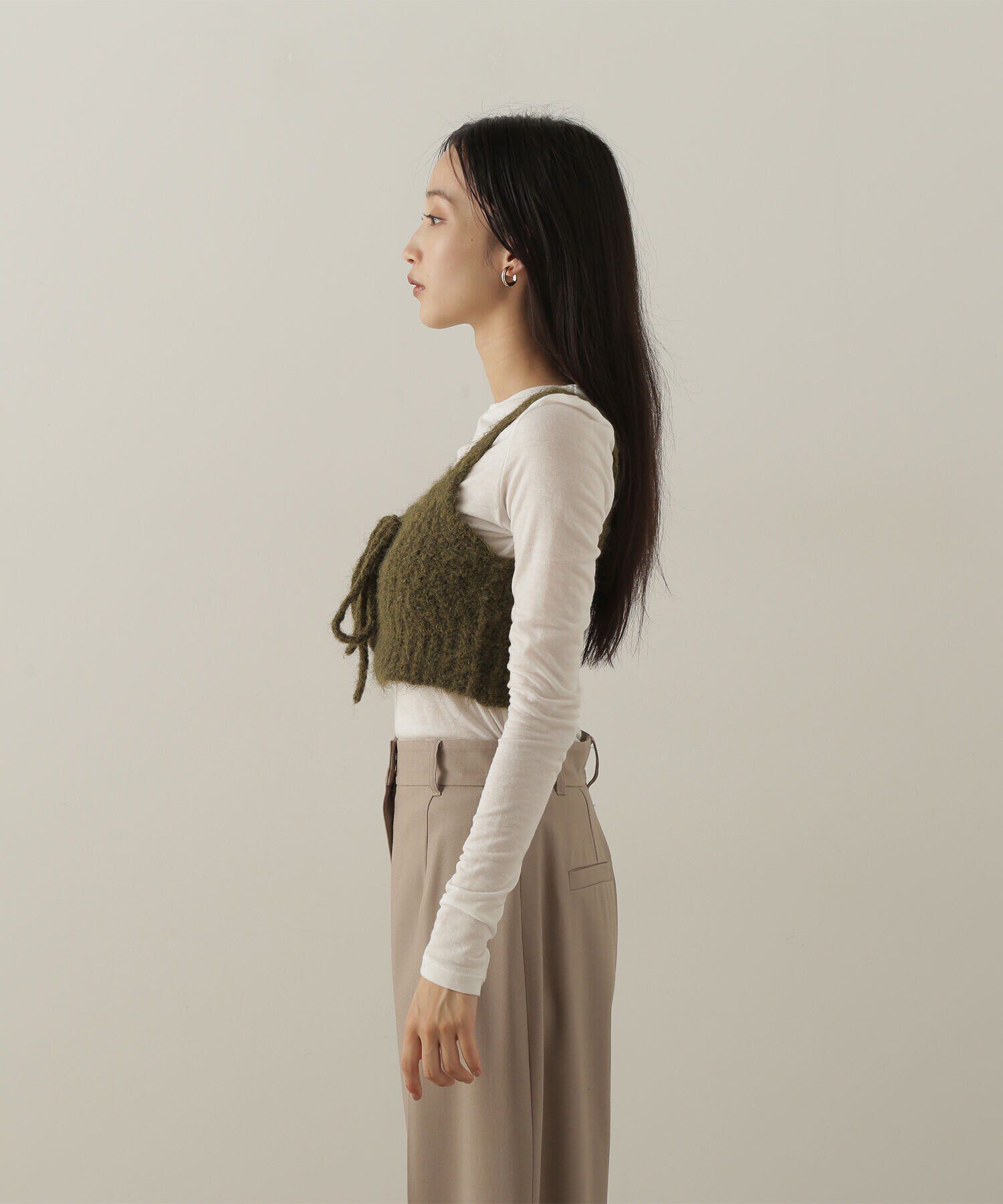  「デザインニットビスチェ」|ニット・セーター|