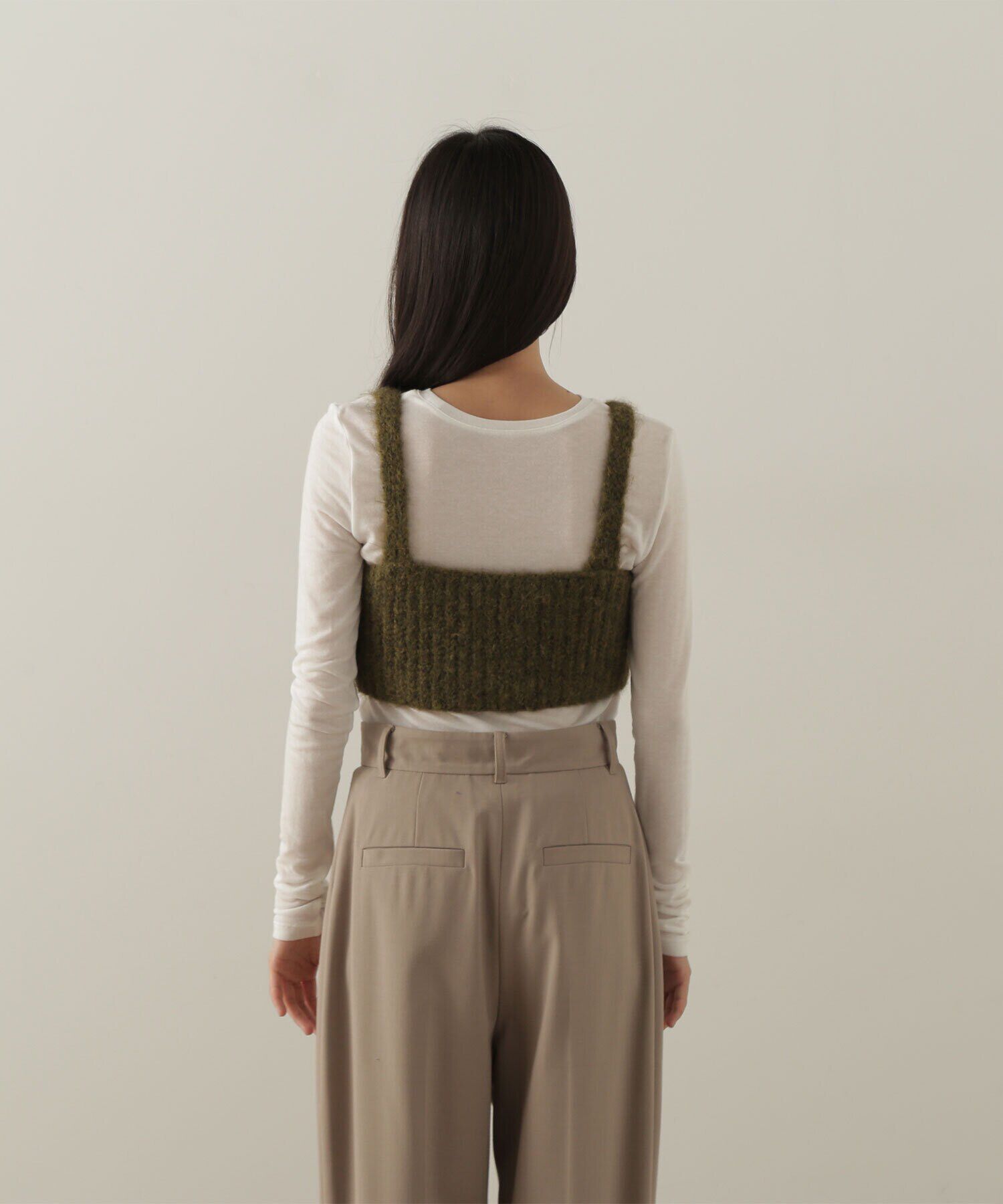  「デザインニットビスチェ」|ニット・セーター|