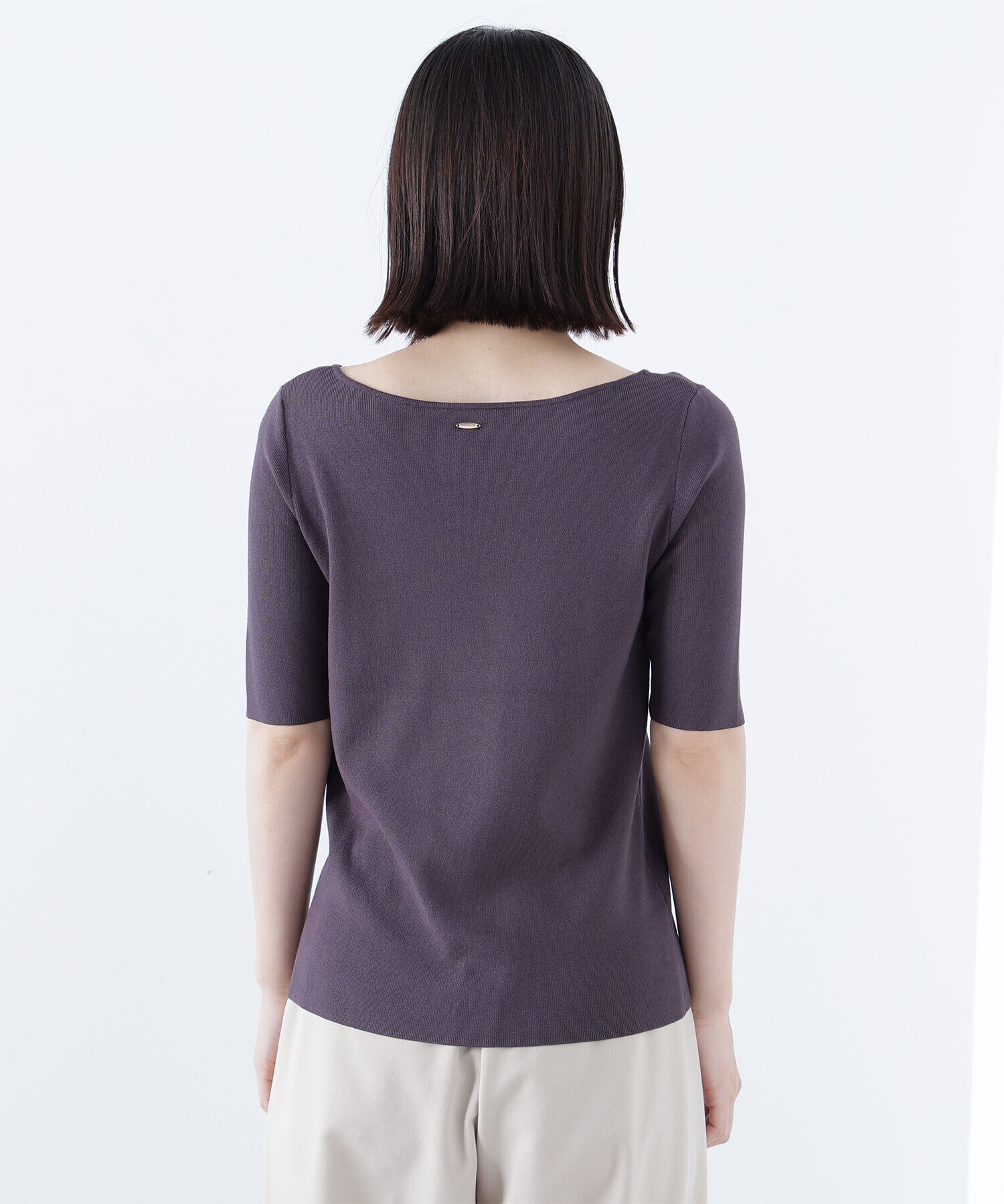  「総針ベーシックシリーズ キーネックニット」|ニット・セーター|