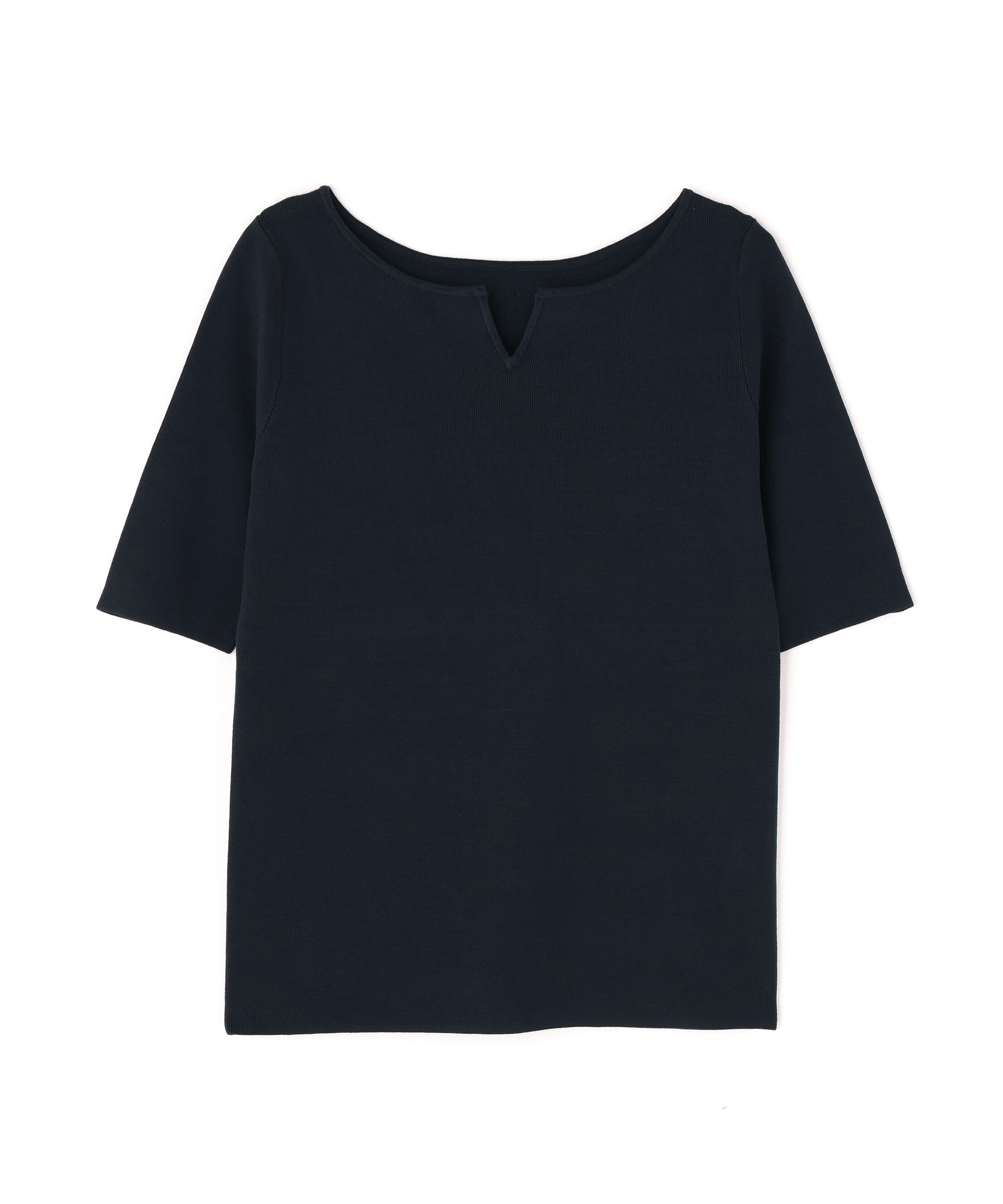  「総針ベーシックシリーズ キーネックニット」|ニット・セーター|