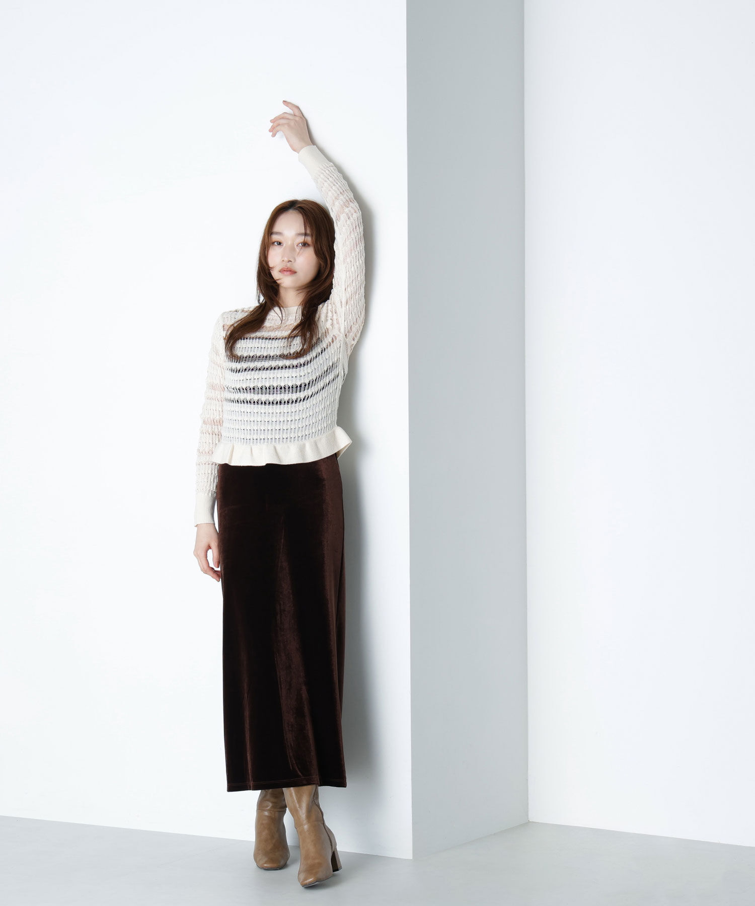  「シアークロシェニット」|ニット・セーター|