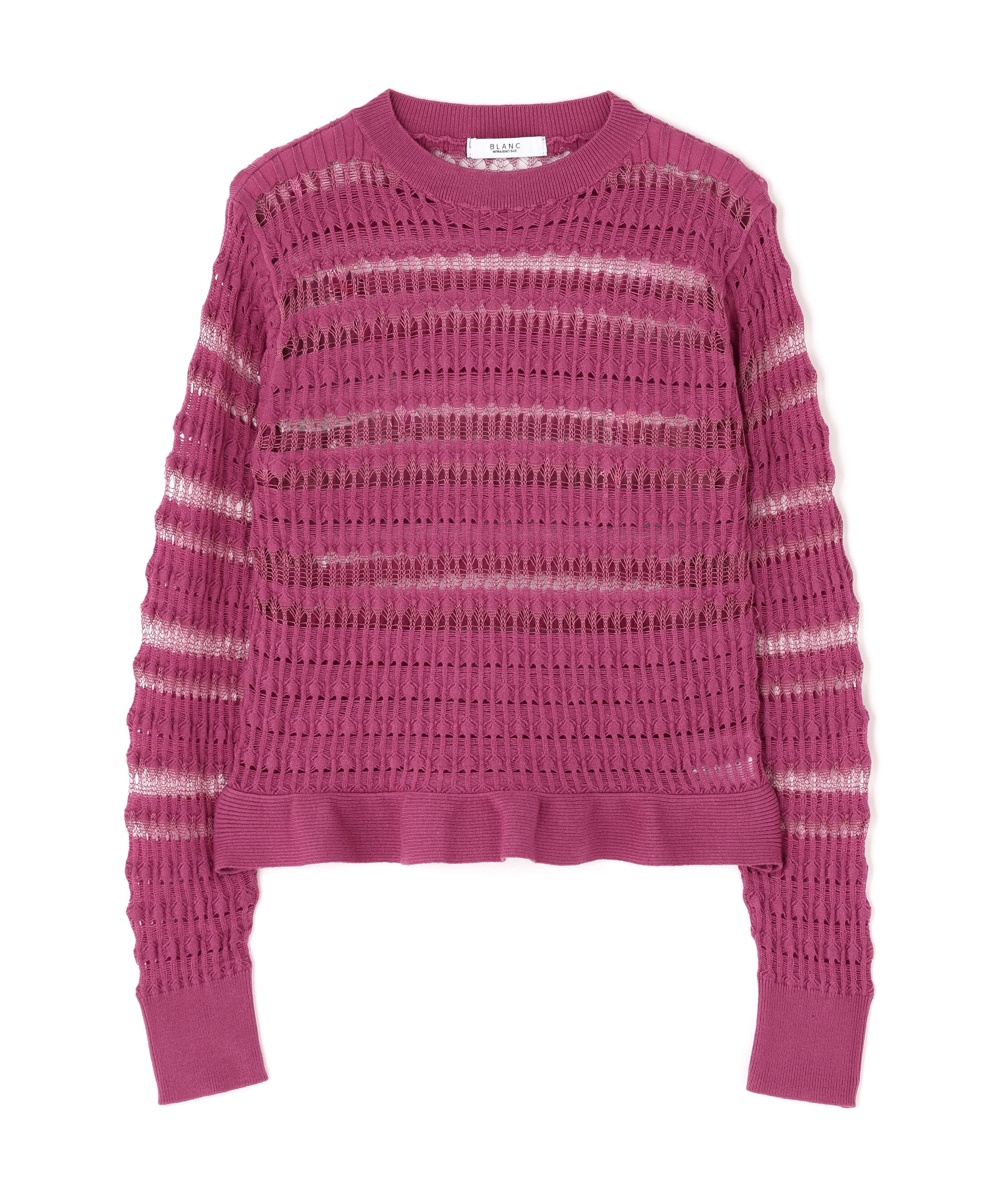  「シアークロシェニット」|ニット・セーター|