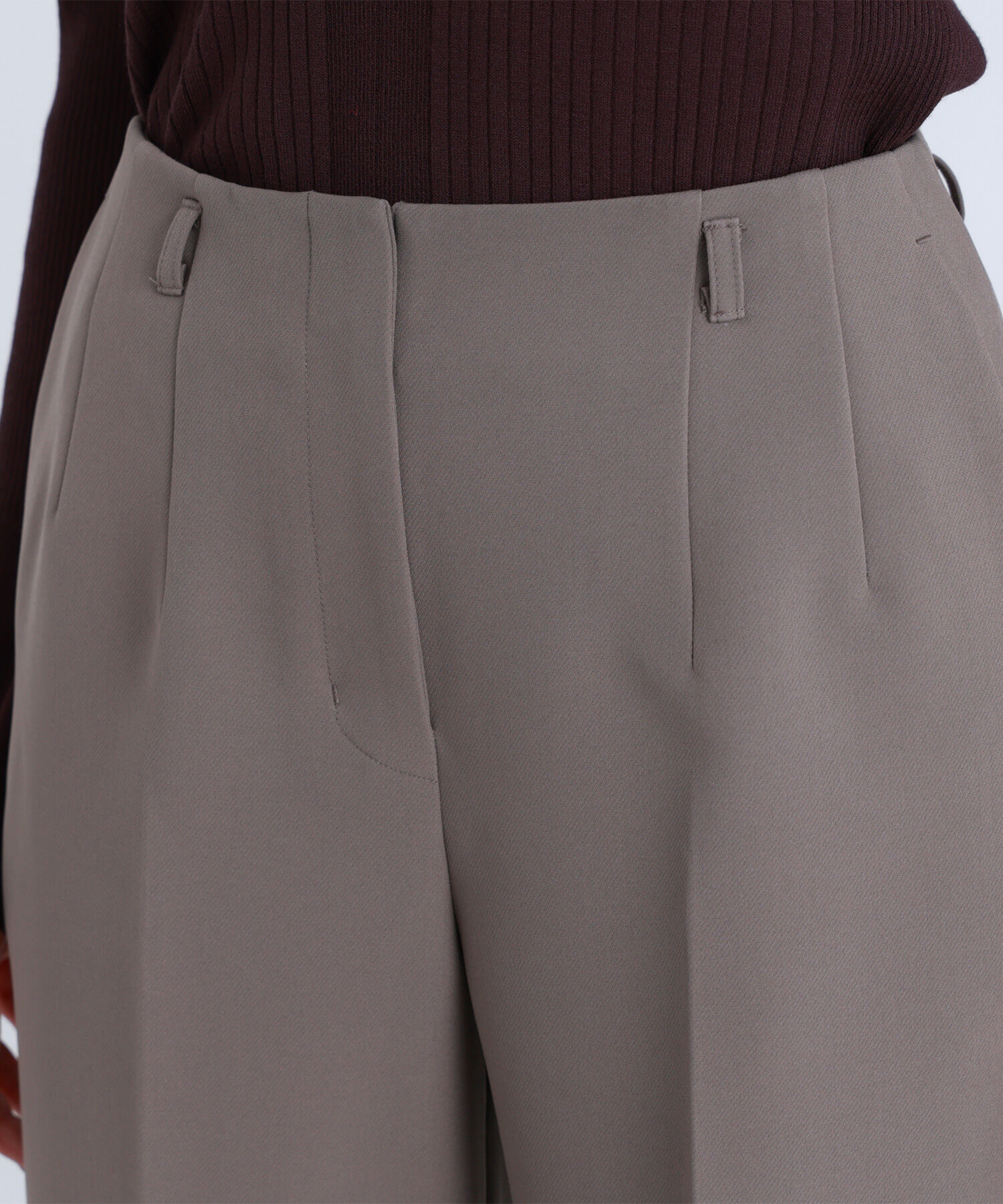  「＜骨格ストレート＞ベルト付スリムストレートパンツ」|その他|