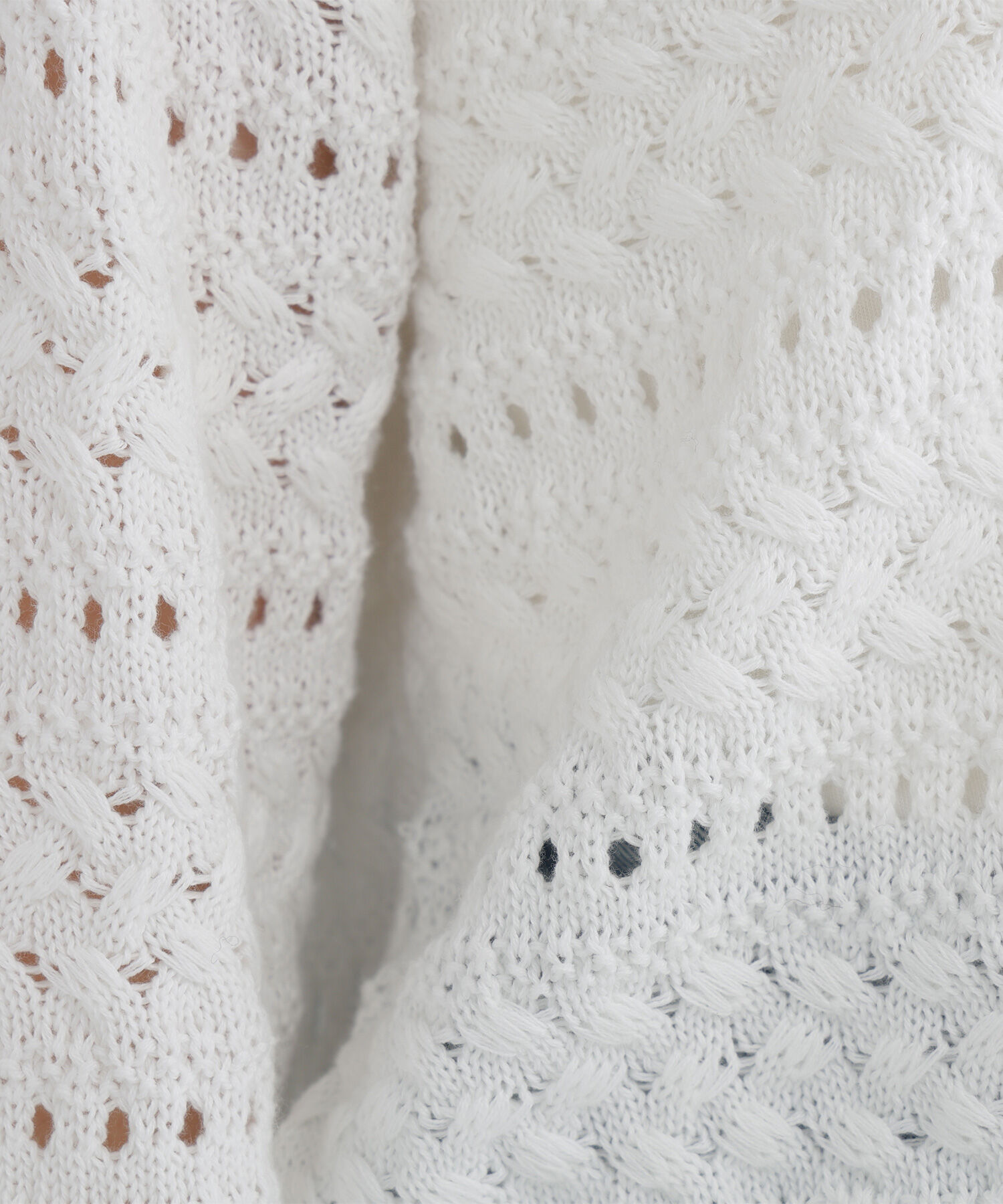  「Vネック透かし編みニット」|ニット・セーター|