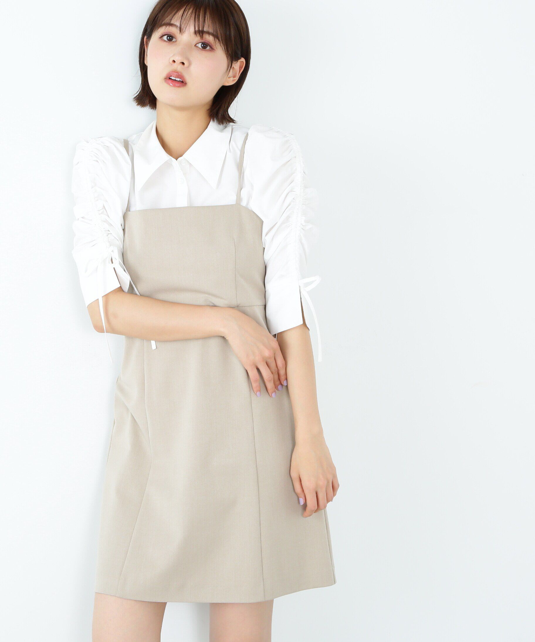  「Aラインミニジャンスカ」|ワンピース|