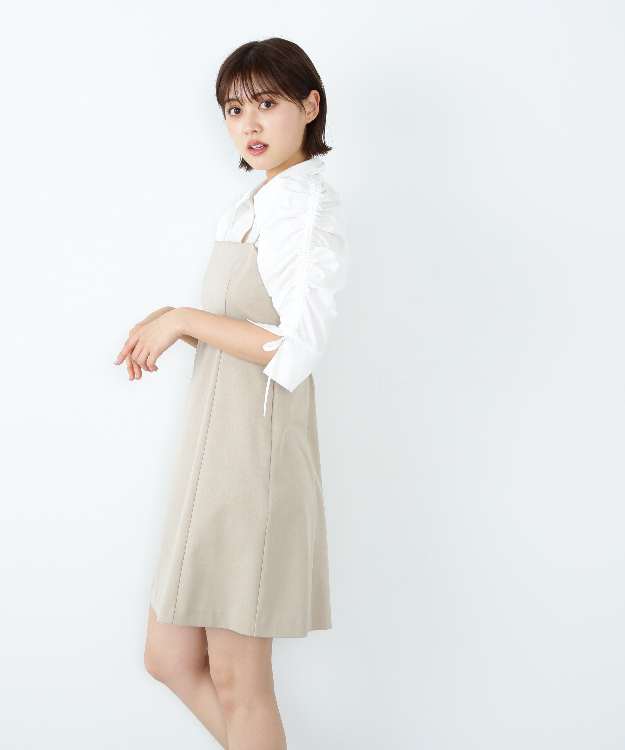  「Aラインミニジャンスカ」|ワンピース|