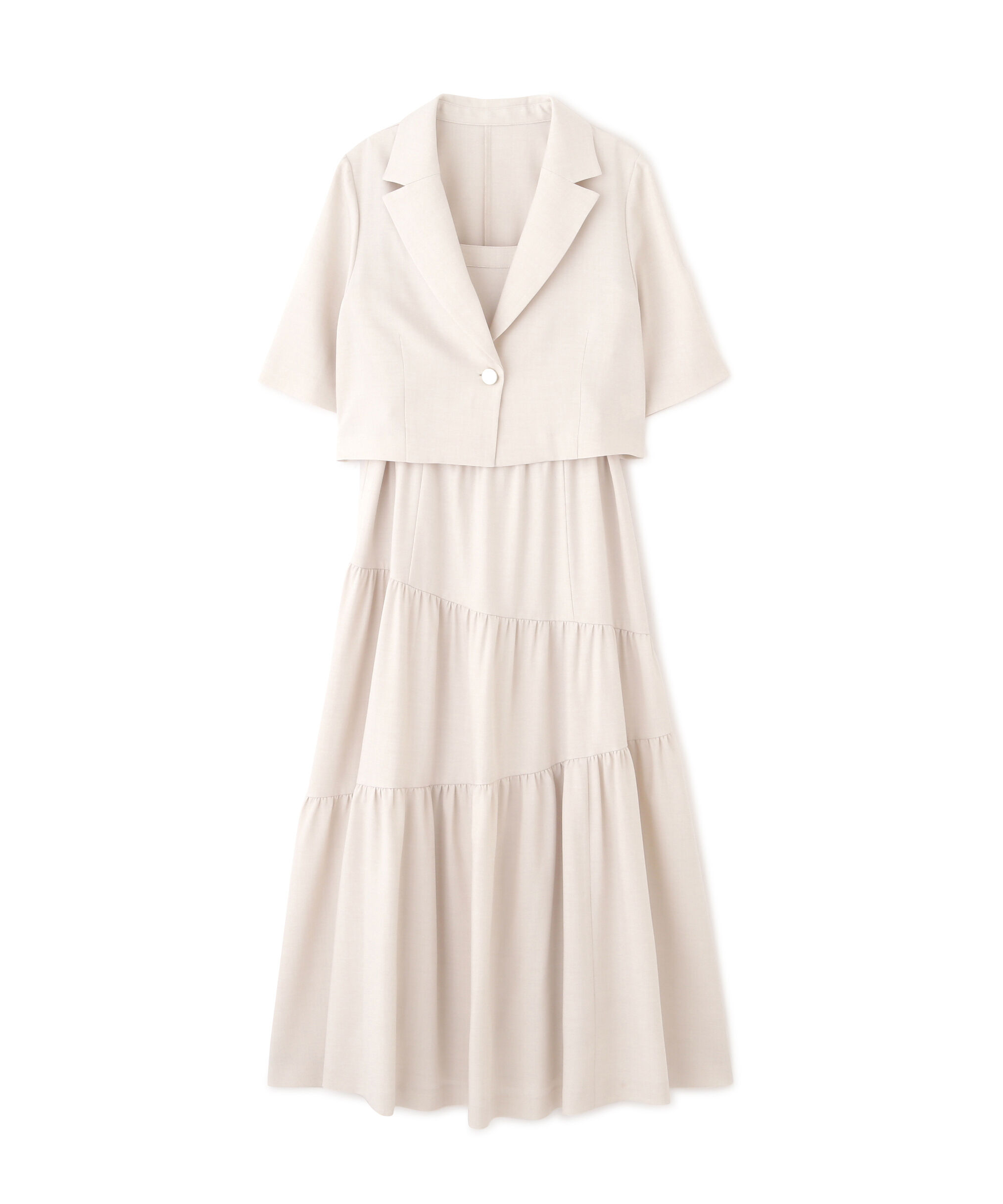  「ジャケットジャンスカセットアップ」|ワンピース|