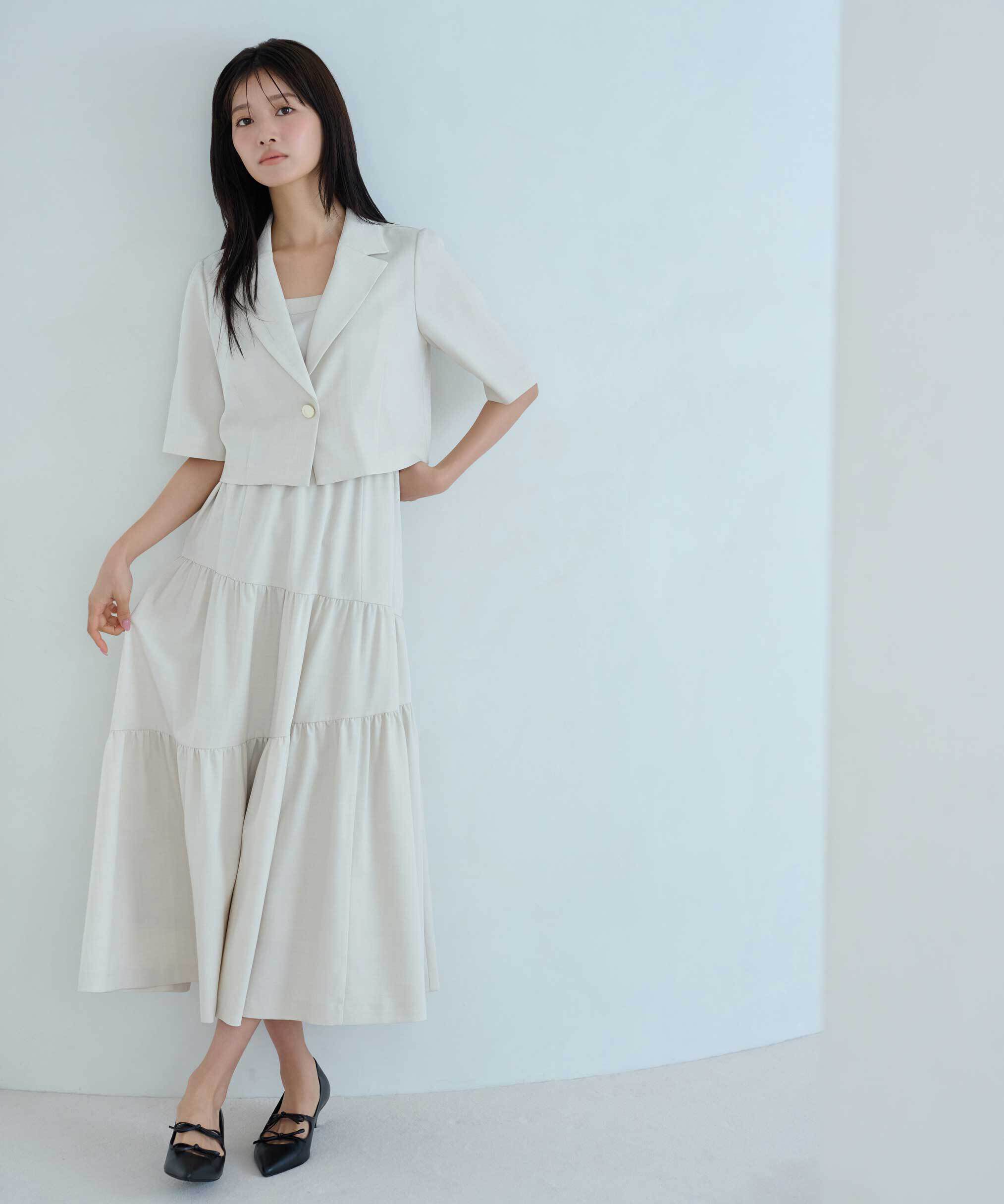  「ジャケットジャンスカセットアップ」|ワンピース|