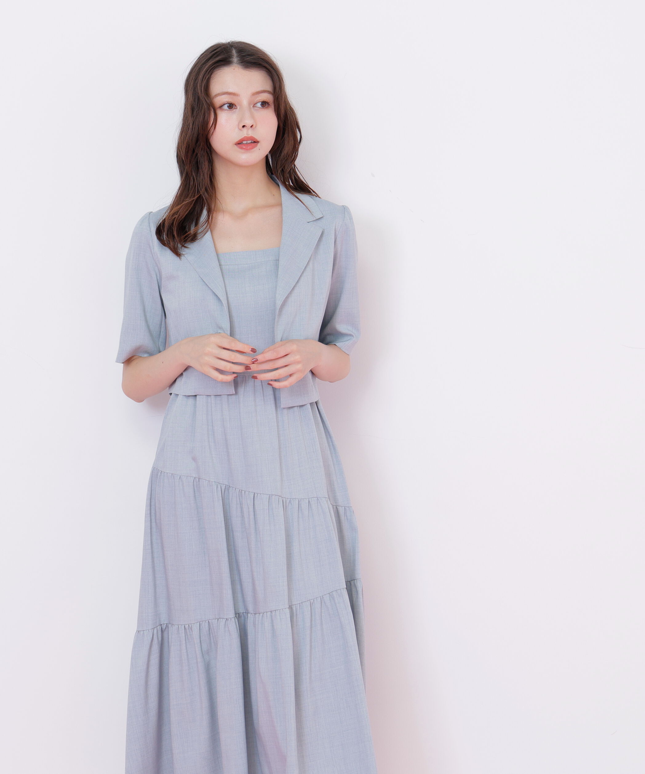  「ジャケットジャンスカセットアップ」|ワンピース|