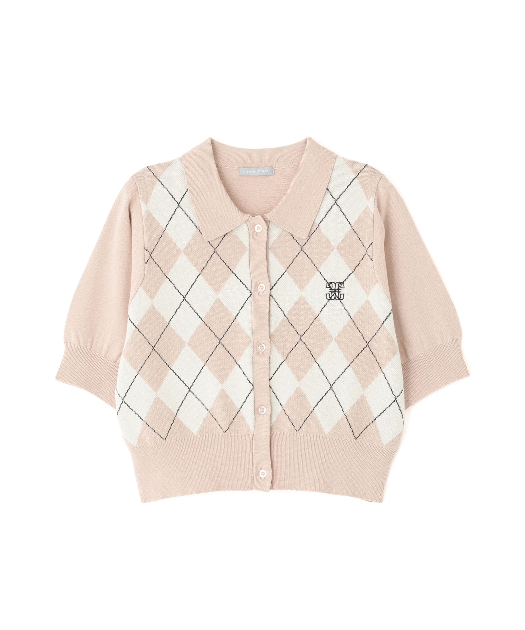  「ポロ衿アーガイルニット」|ニット・セーター|