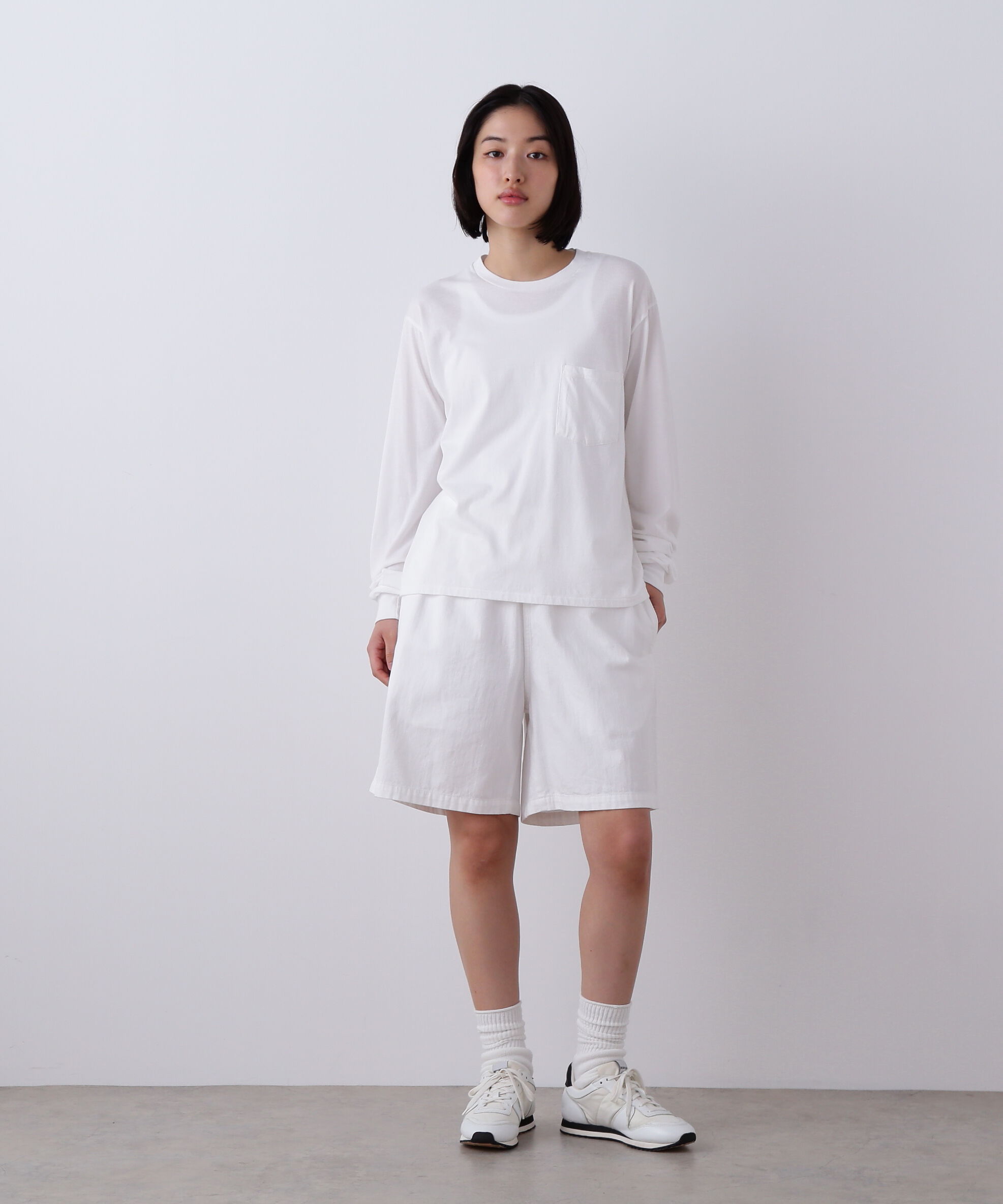 YLEVE 「Ｙ / SOFT ORGANIC COTTON JERSEY LONG SLEEVE T-SHIRT」|Tシャツ・カットソー|