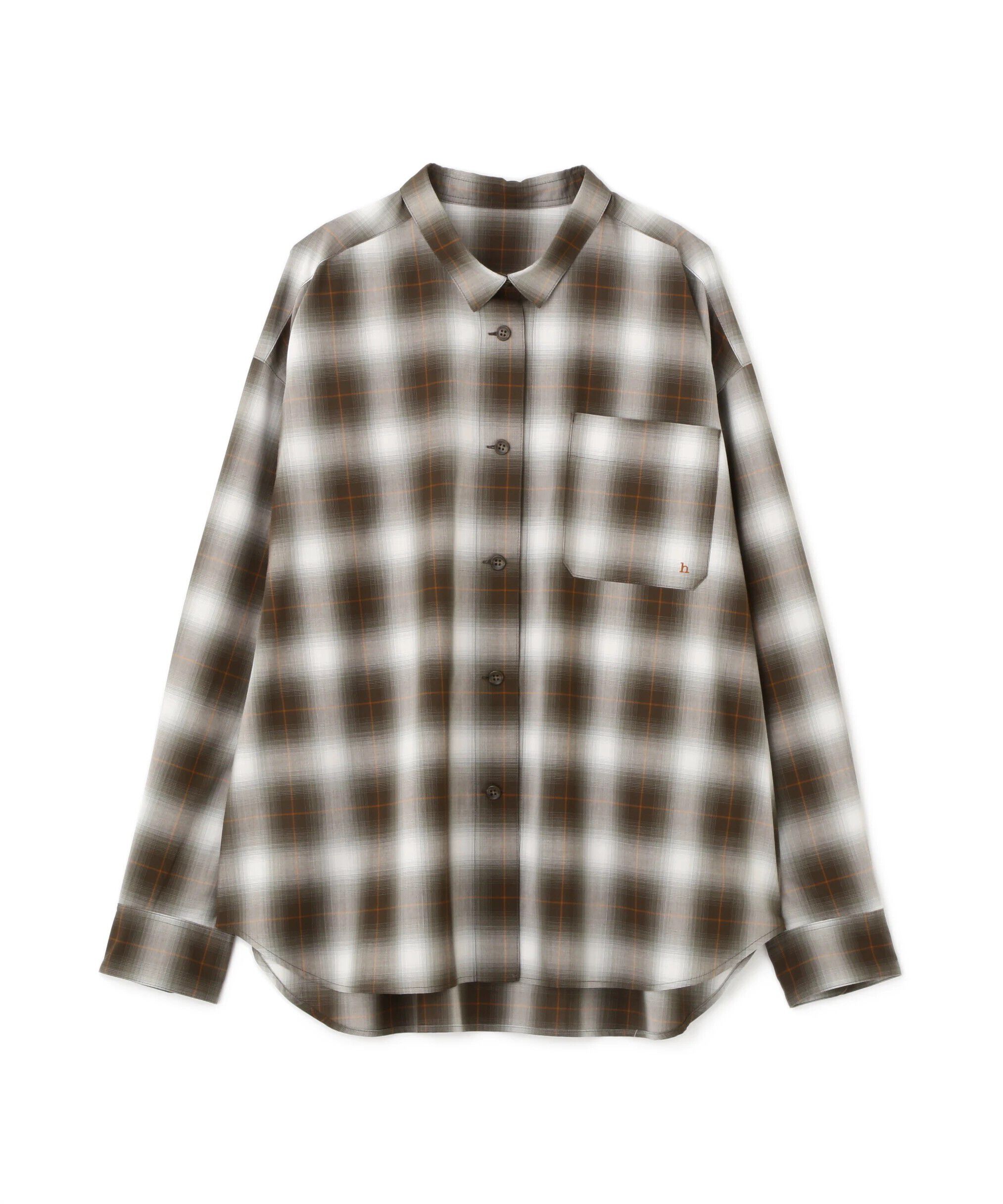  「◆オンブレーチェックオーバーシャツ」|シャツ・ブラウス|