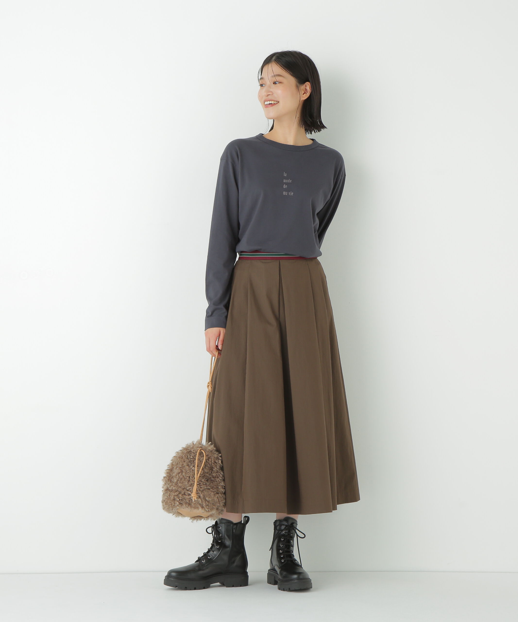  「◆コットンナイロンツイルスカート」|スカート|