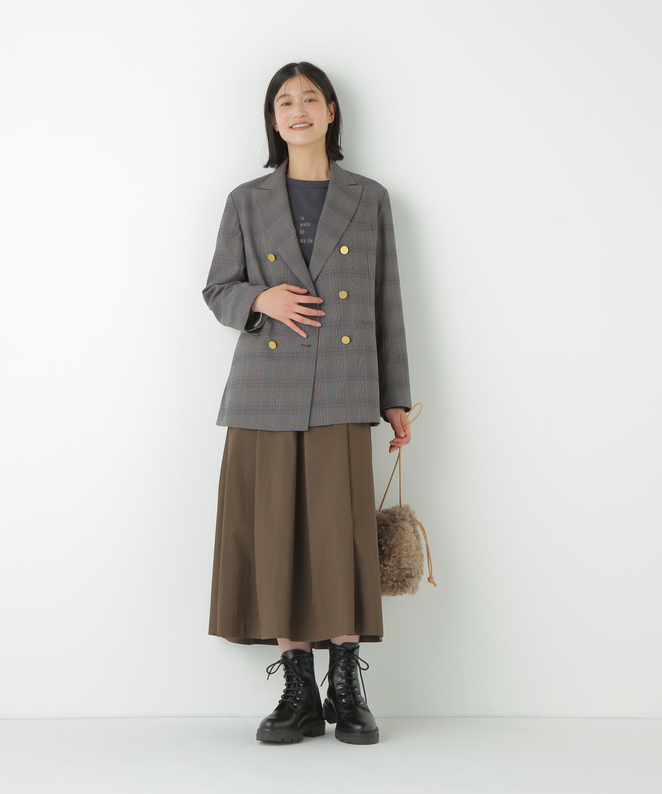  「◆コットンナイロンツイルスカート」|スカート|