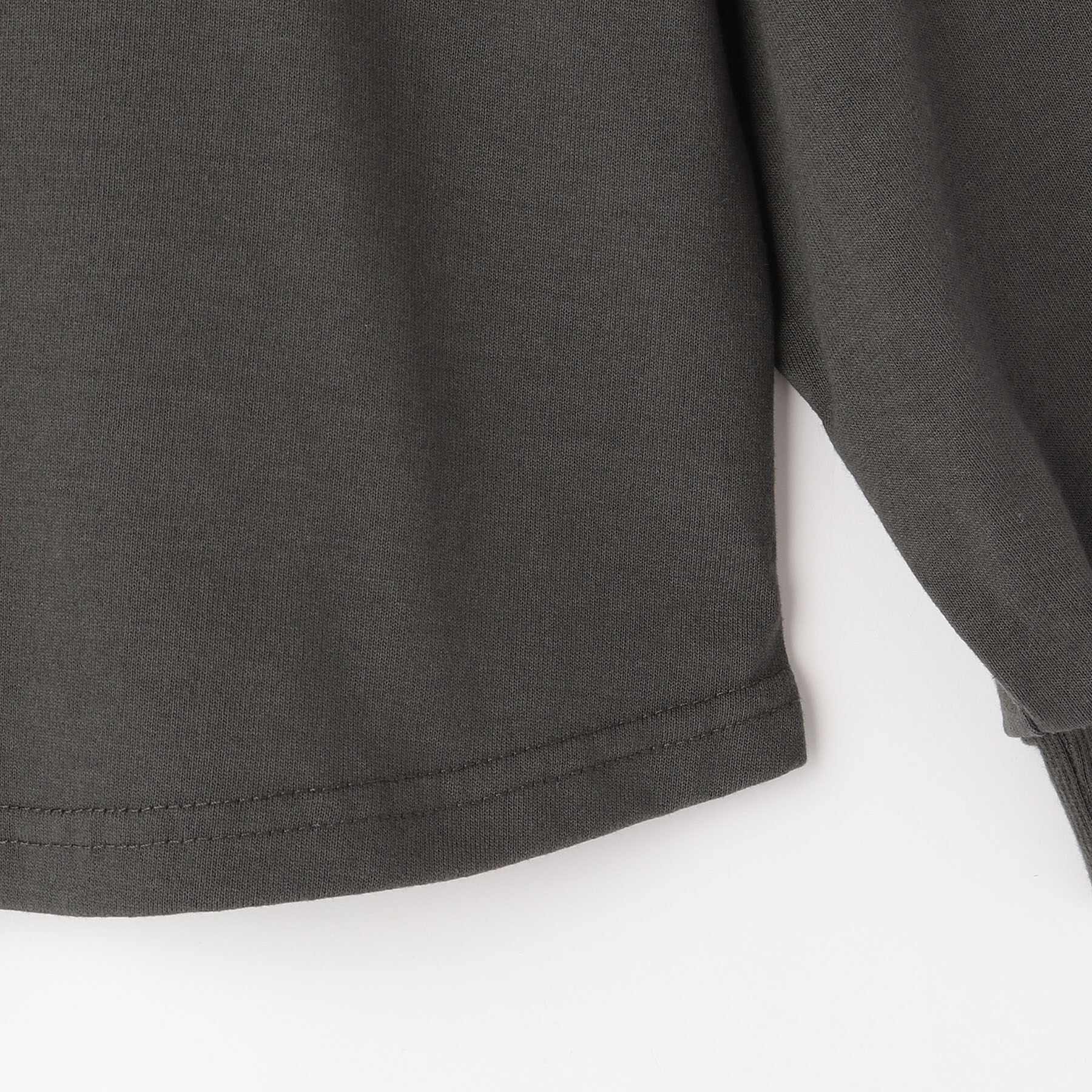 SHOO･LA･RUE「【100-150cm】デニムロゴデザインロンT」|Tシャツ・カットソー|