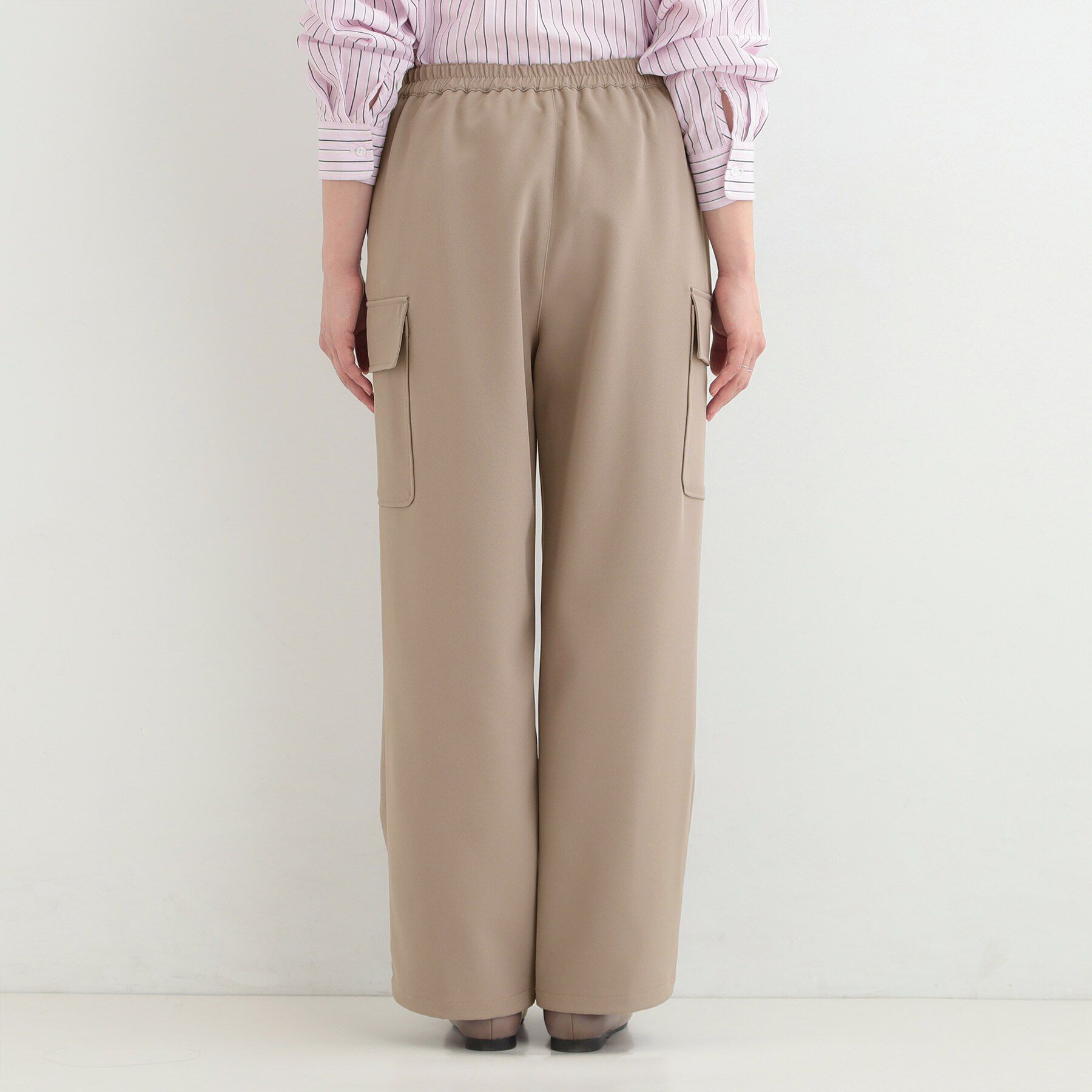 SHOO･LA･RUE「【洗濯機可/S-LL/2WAY】こなれたカジュアルスタイルに イージーカーゴパンツ」|その他|